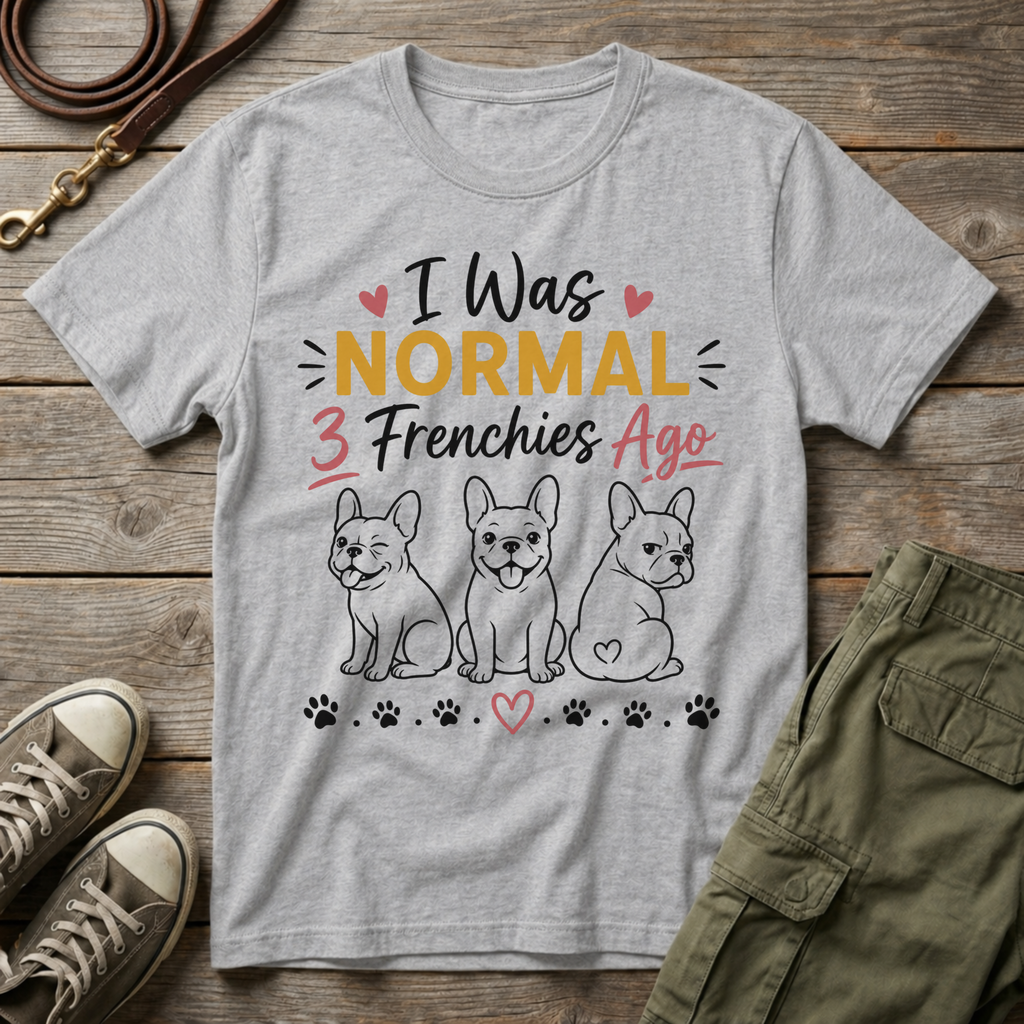 Normal 3 Frenchies Ago T-Shirt