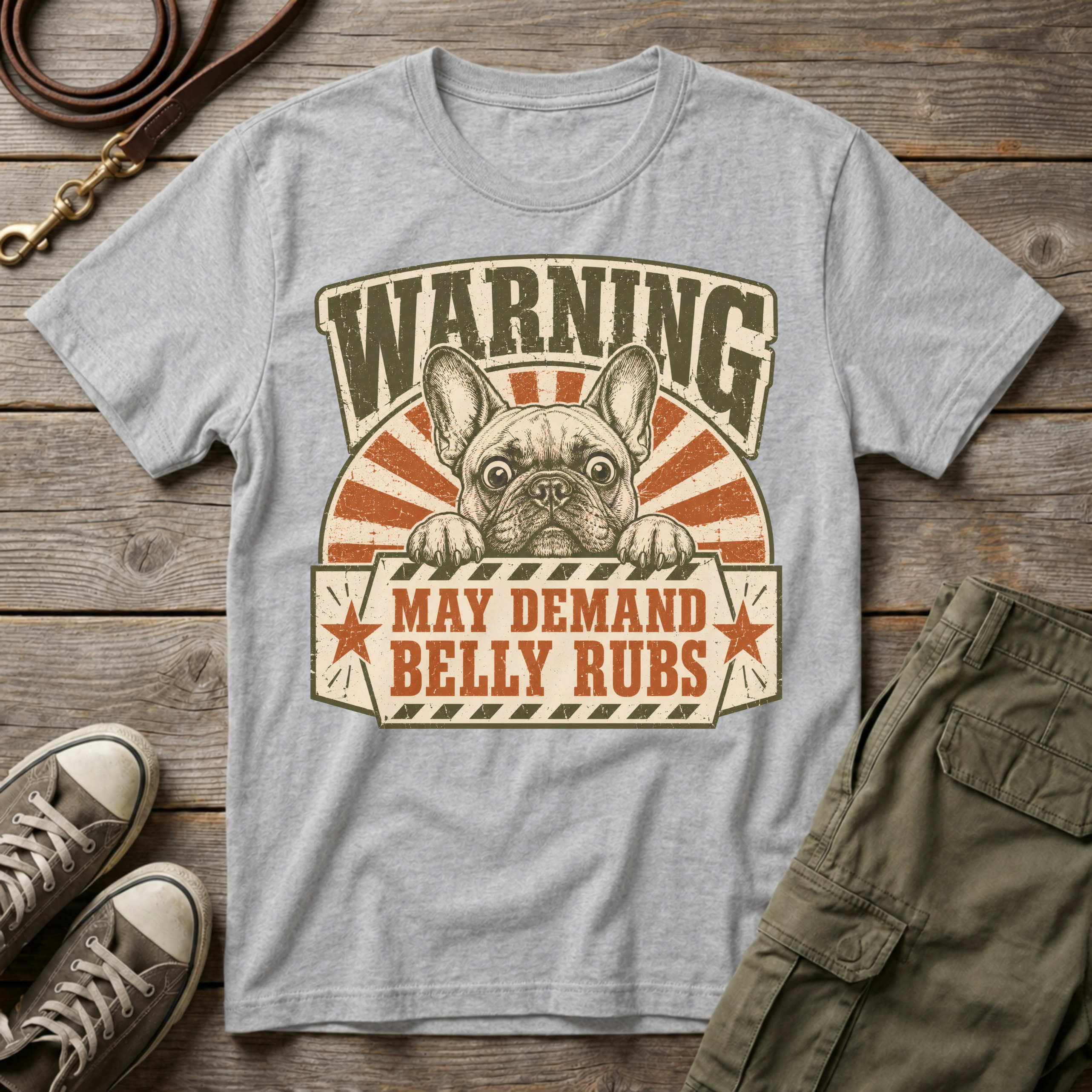 Warning May Demand Belly Rubs T-Shirt