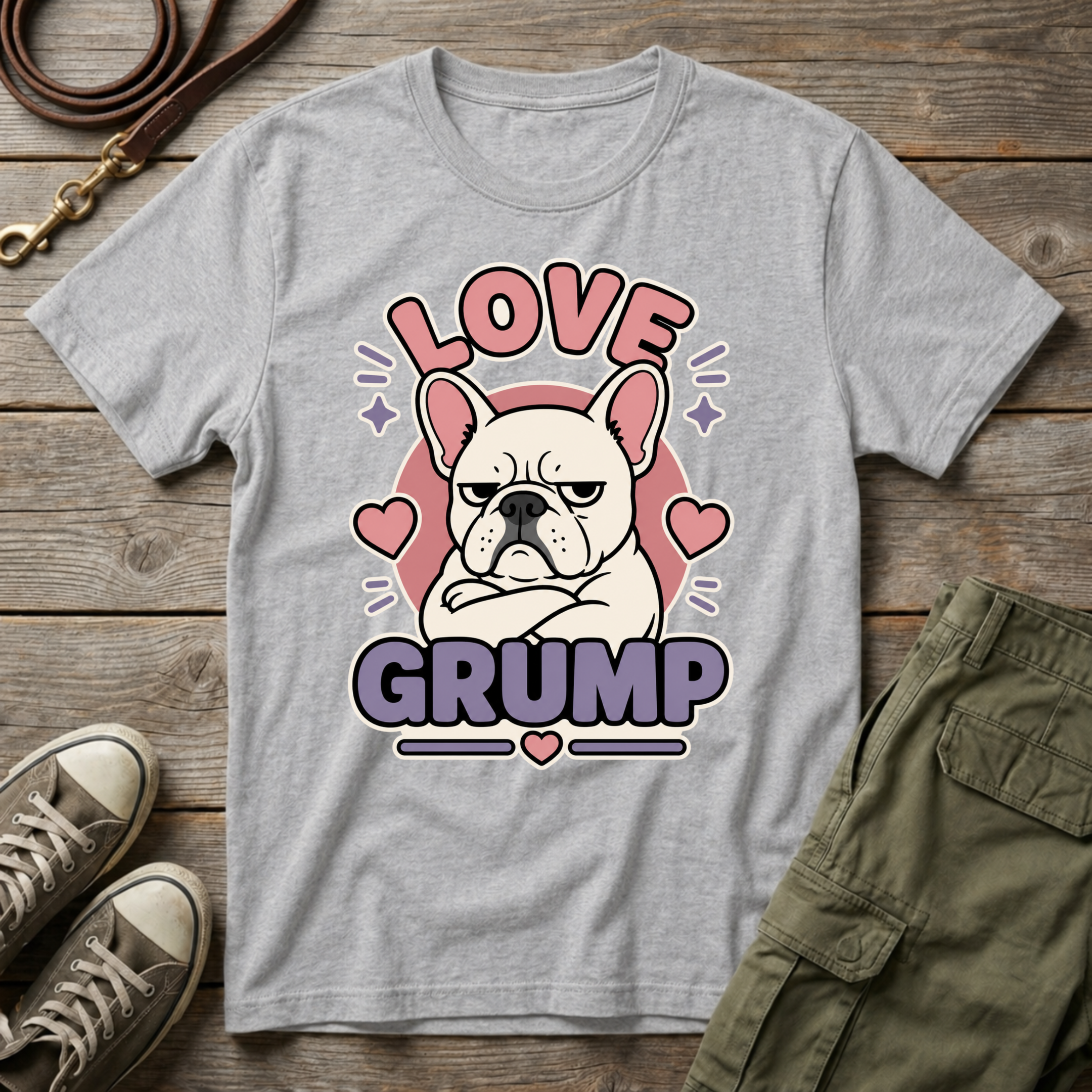 Frenchie Love Grump T-Shirt