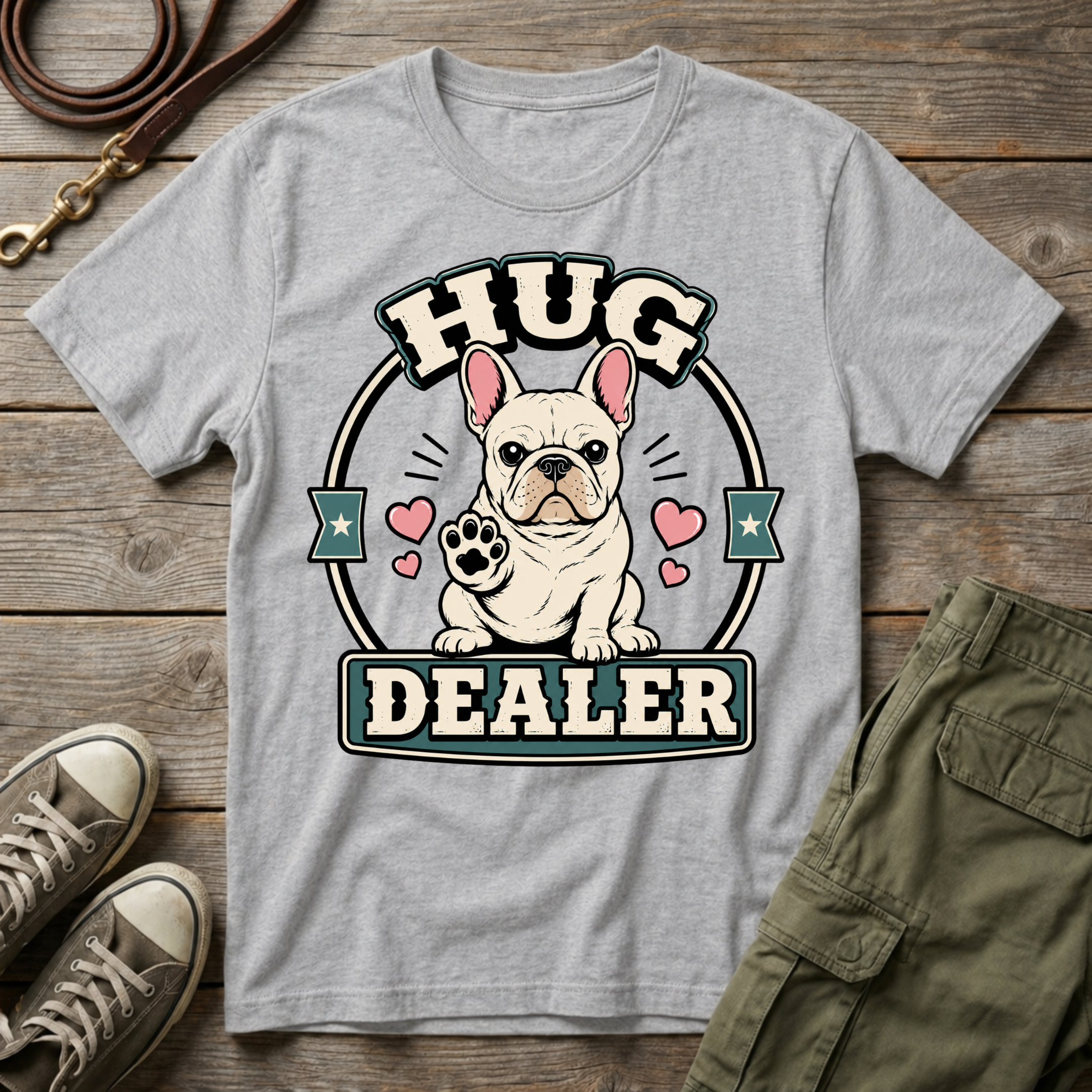 Frenchie Hug Dealer T-Shirt