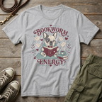 Frenchie Bookworm Energy T-Shirt