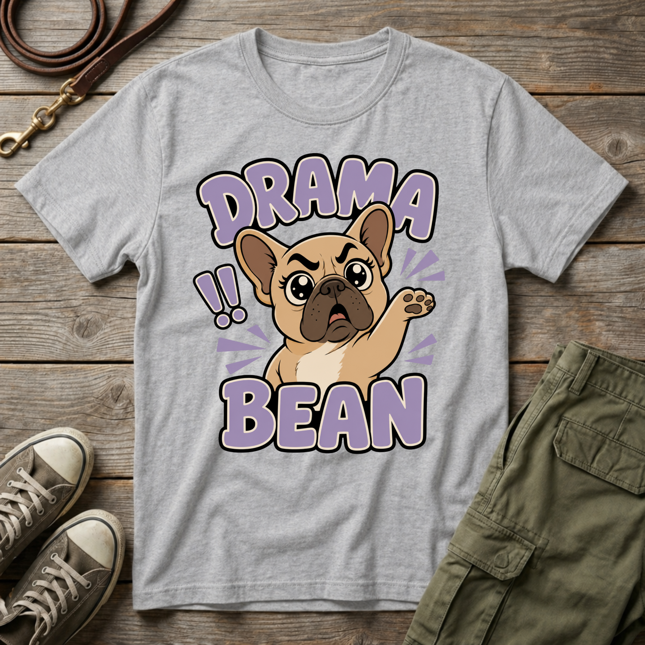 Frenchie Drama Bean T-Shirt
