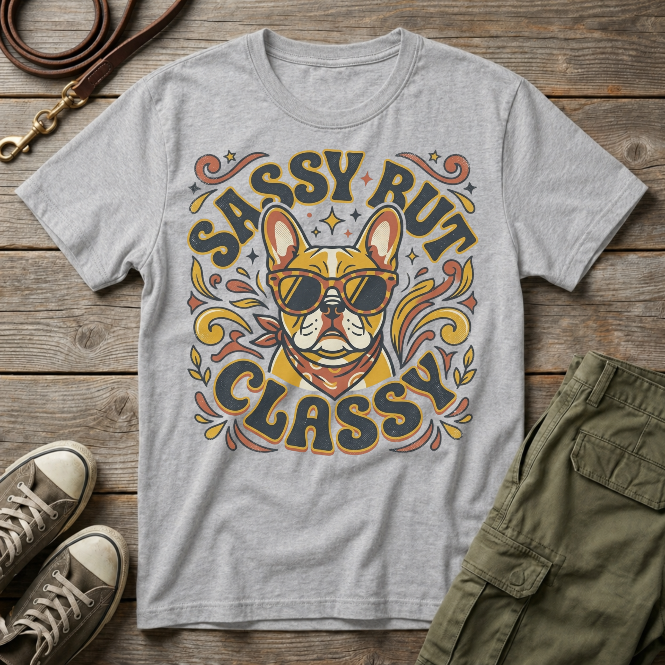 Sassy But Classy Frenchie T-Shirt