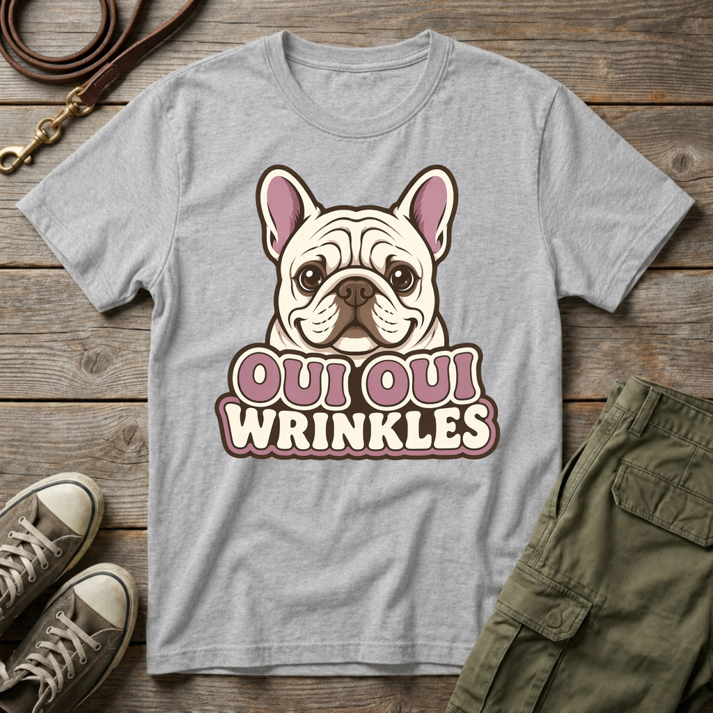 Frenchie Wrinkles T-Shirt