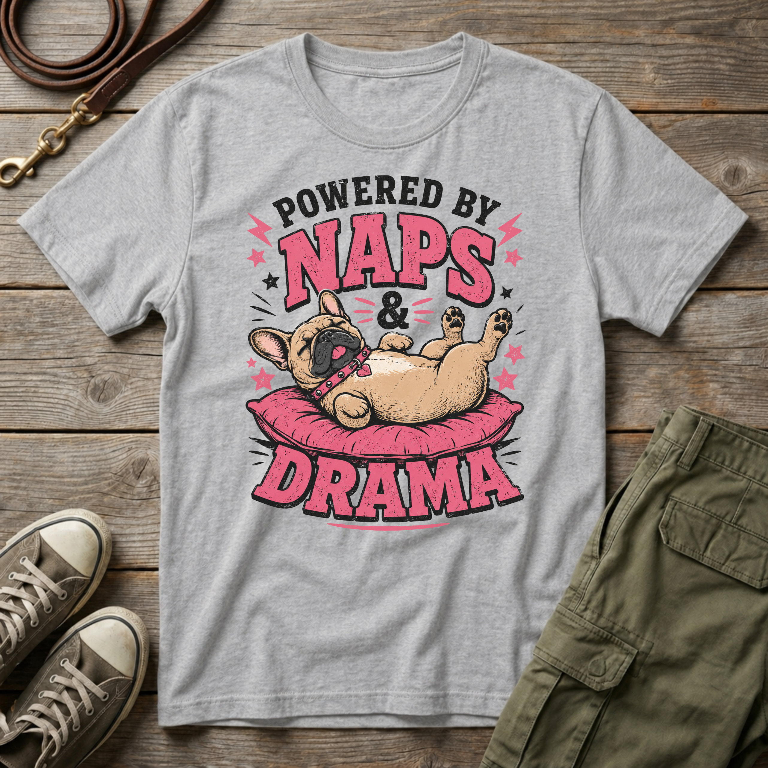Powered by Naps & Drama T-Shirt