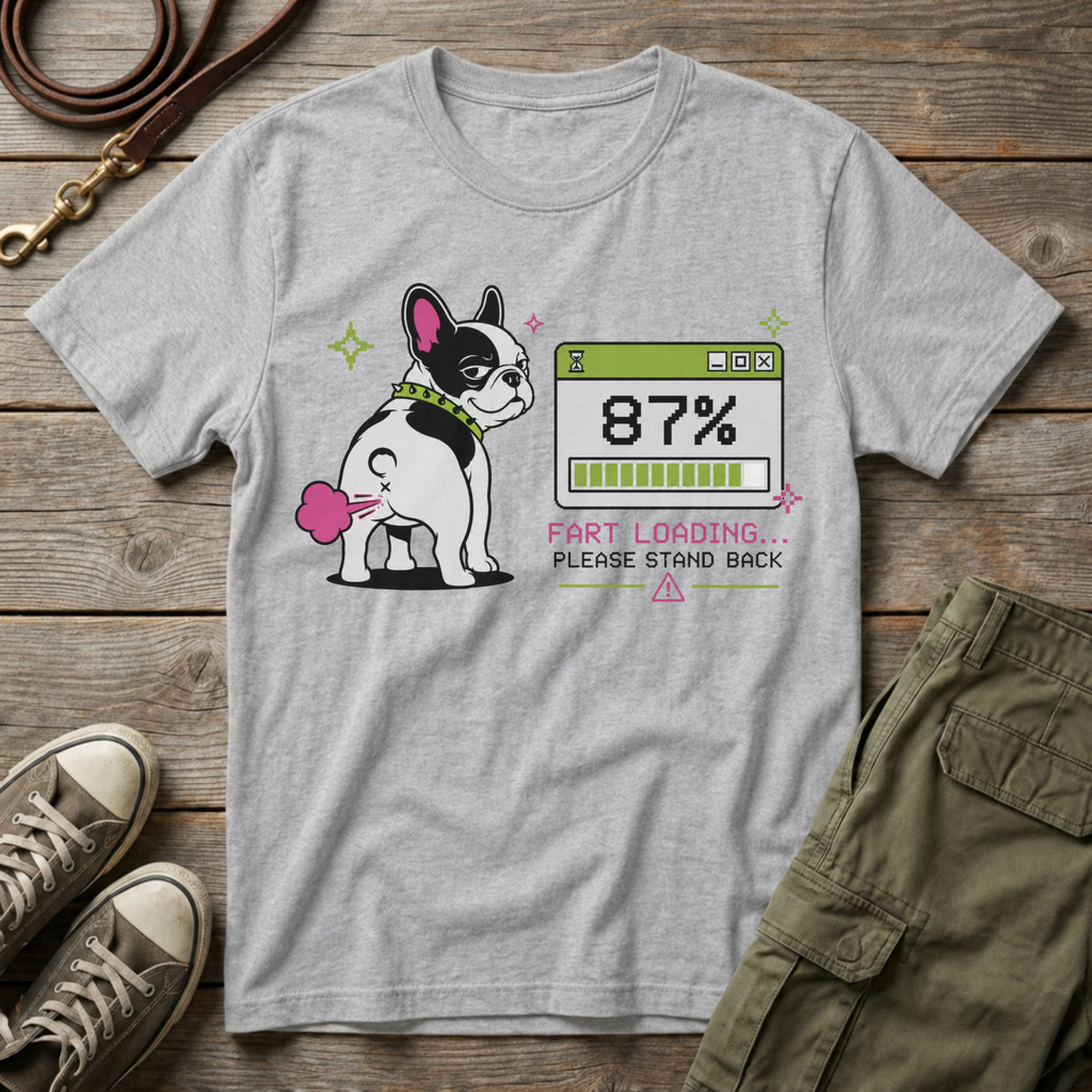 Frenchie Fart Loading T-Shirt