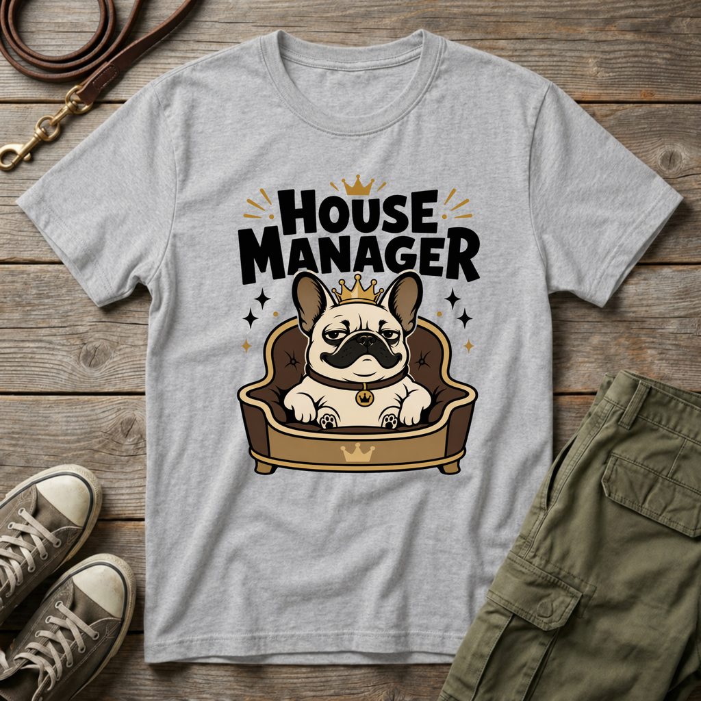 Frenchie House Manager T-Shirt