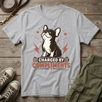 Frenchie Charged By Compliments T-Shirt