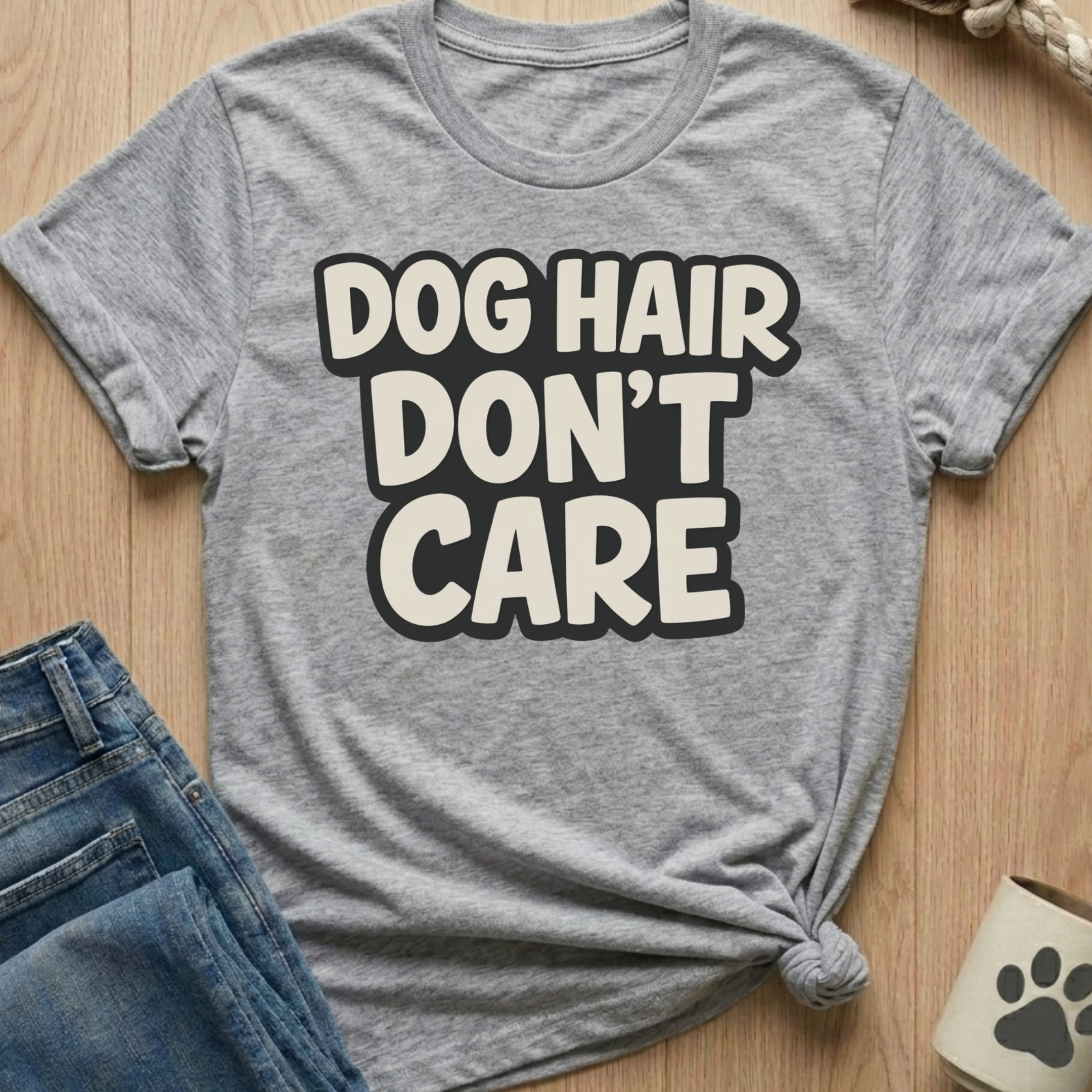Dog Hair Don't Care T-Shirt