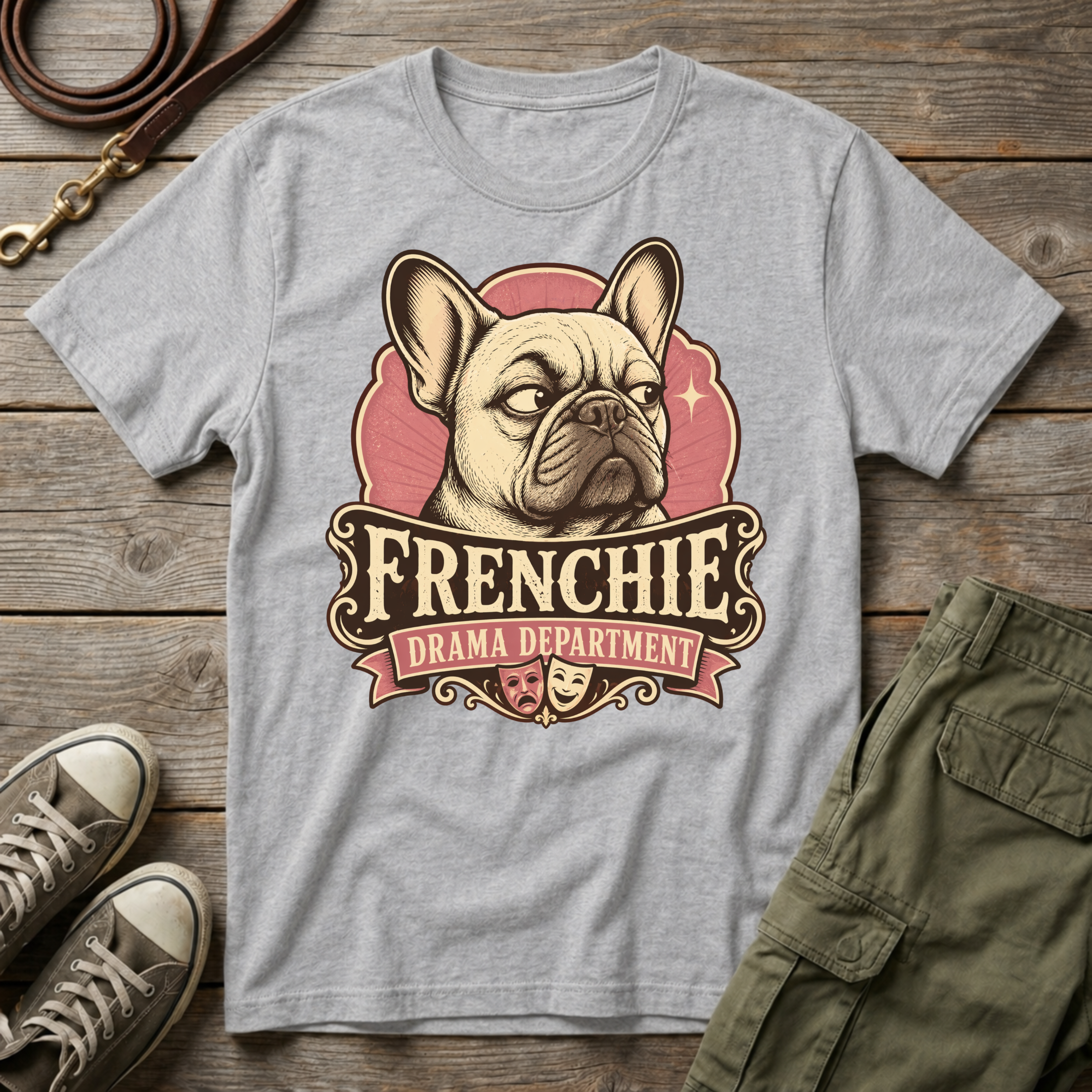 Frenchie Drama Department T-Shirt