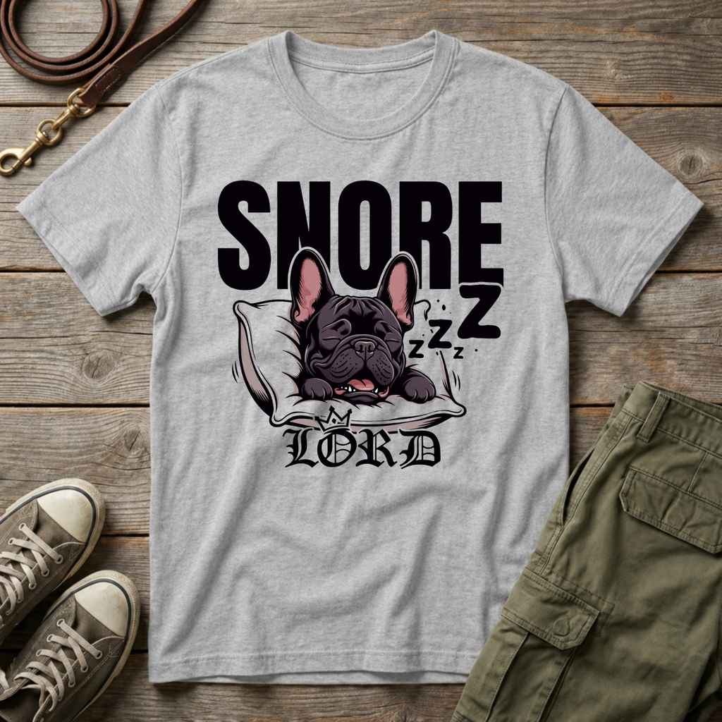 Frenchie Snore Lord T-Shirt