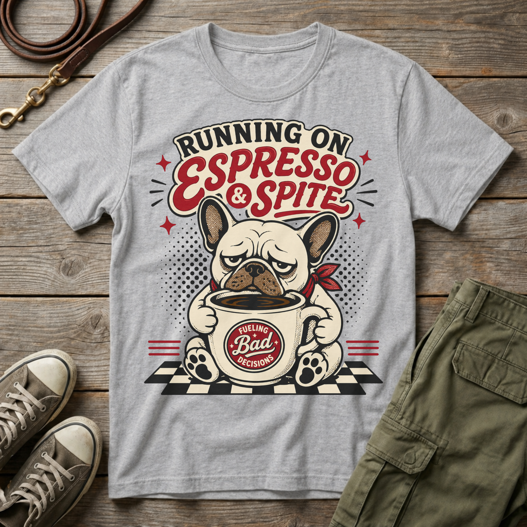 Frenchie Espress & Spite T-Shirt