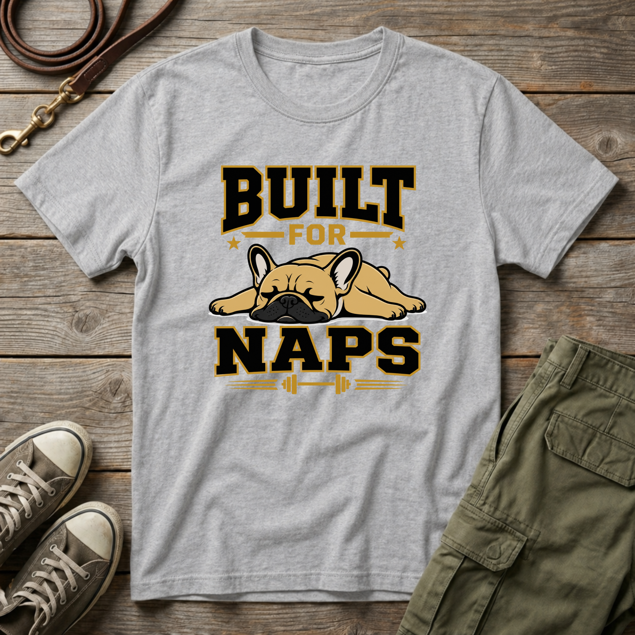 Frenchie Built For Naps T-Shirt