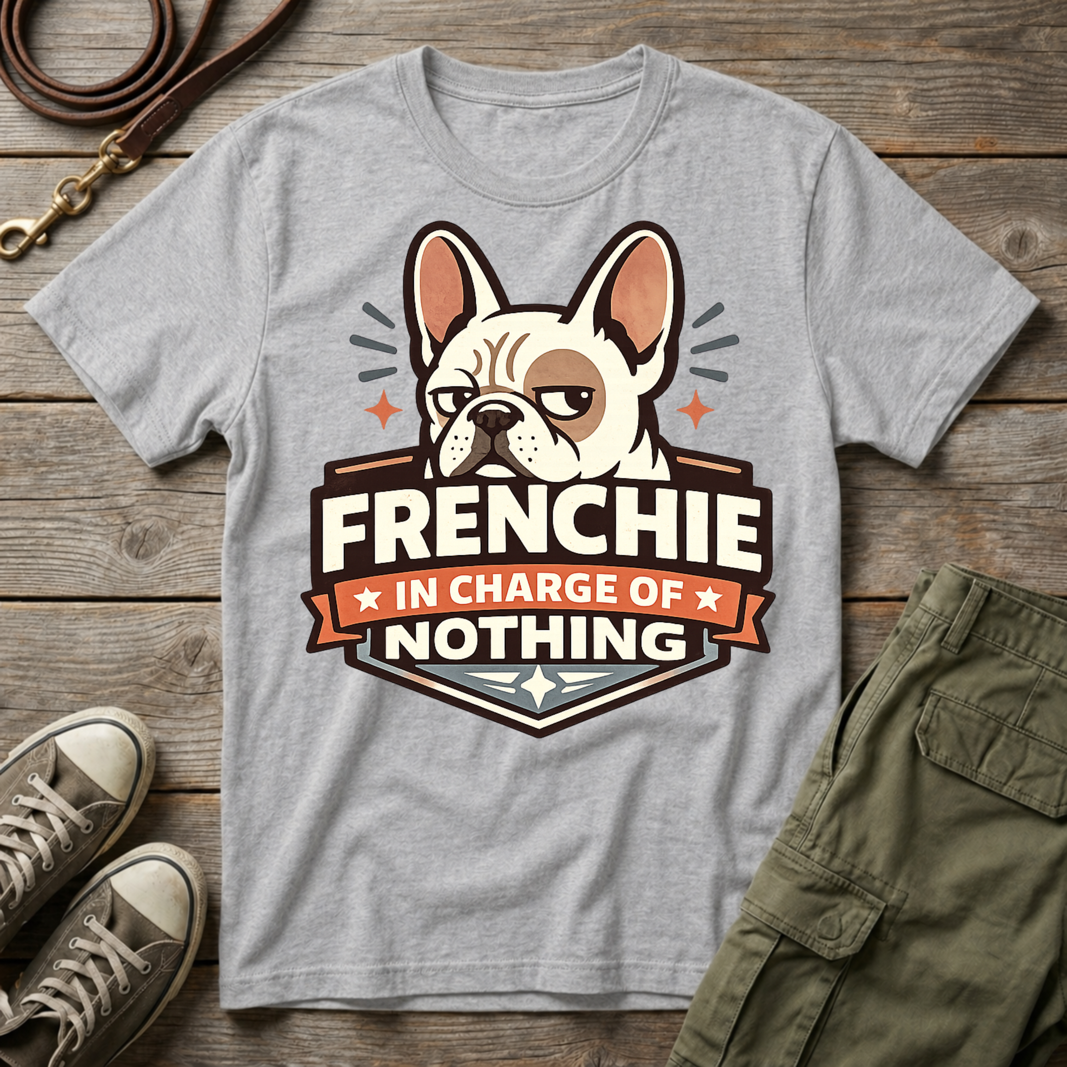 Frenchie Not In Charge T-Shirt