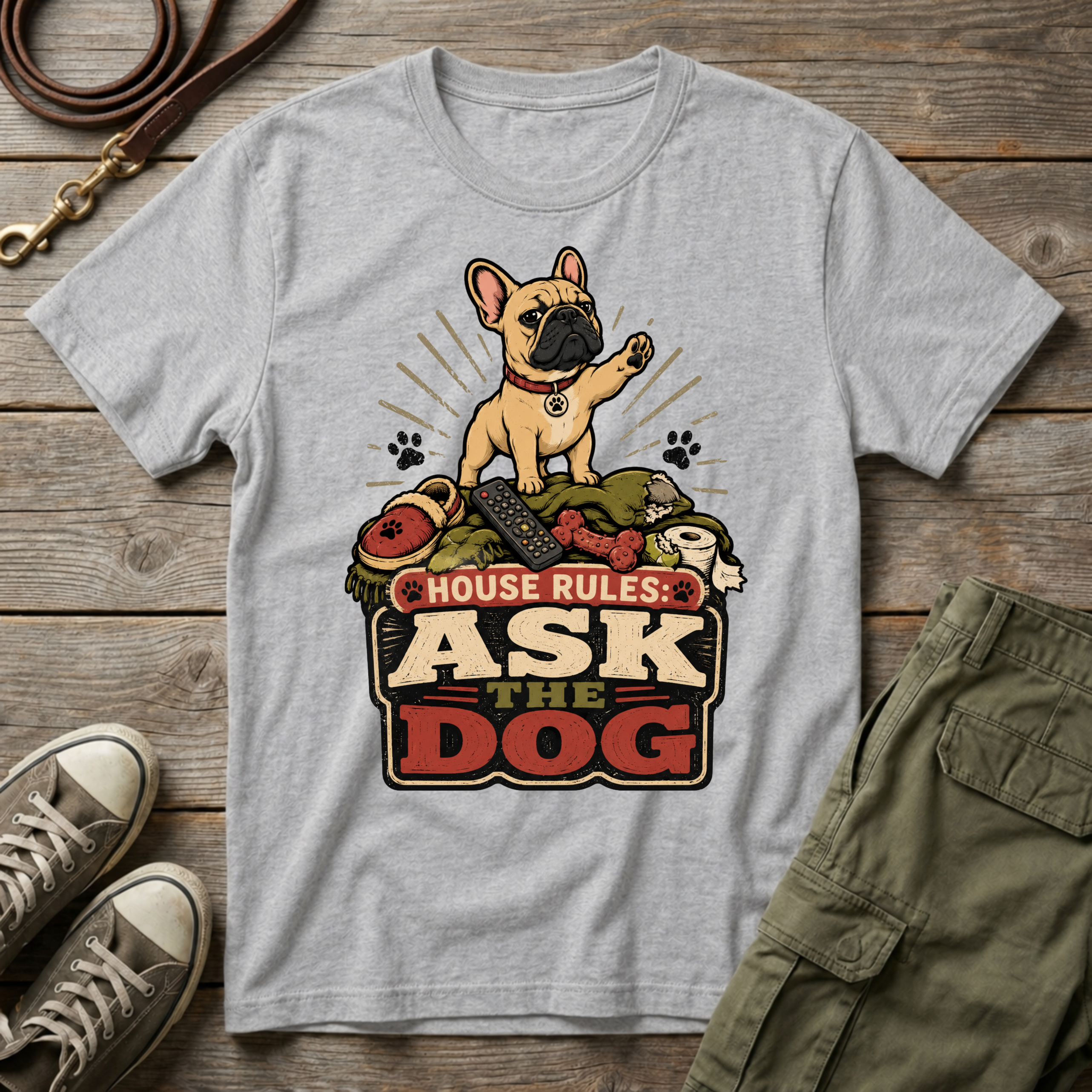 House Rules Ask The Dog T-Shirt