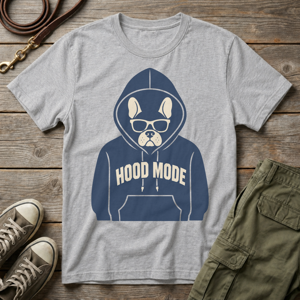 Frenchie Hood Mode T-Shirt