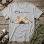 Frenchie Low Battery T-Shirt