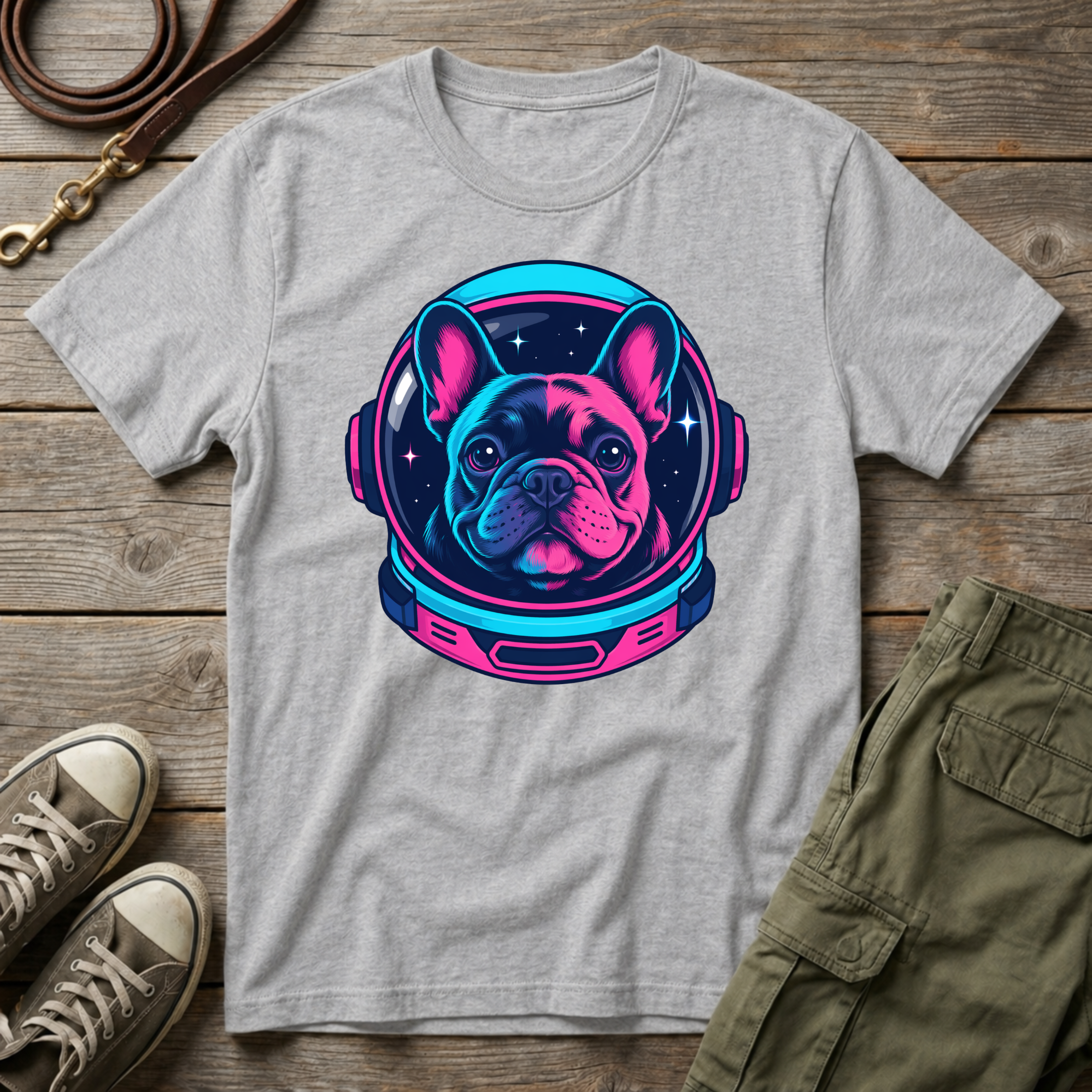 Space Frenchie T-Shirt
