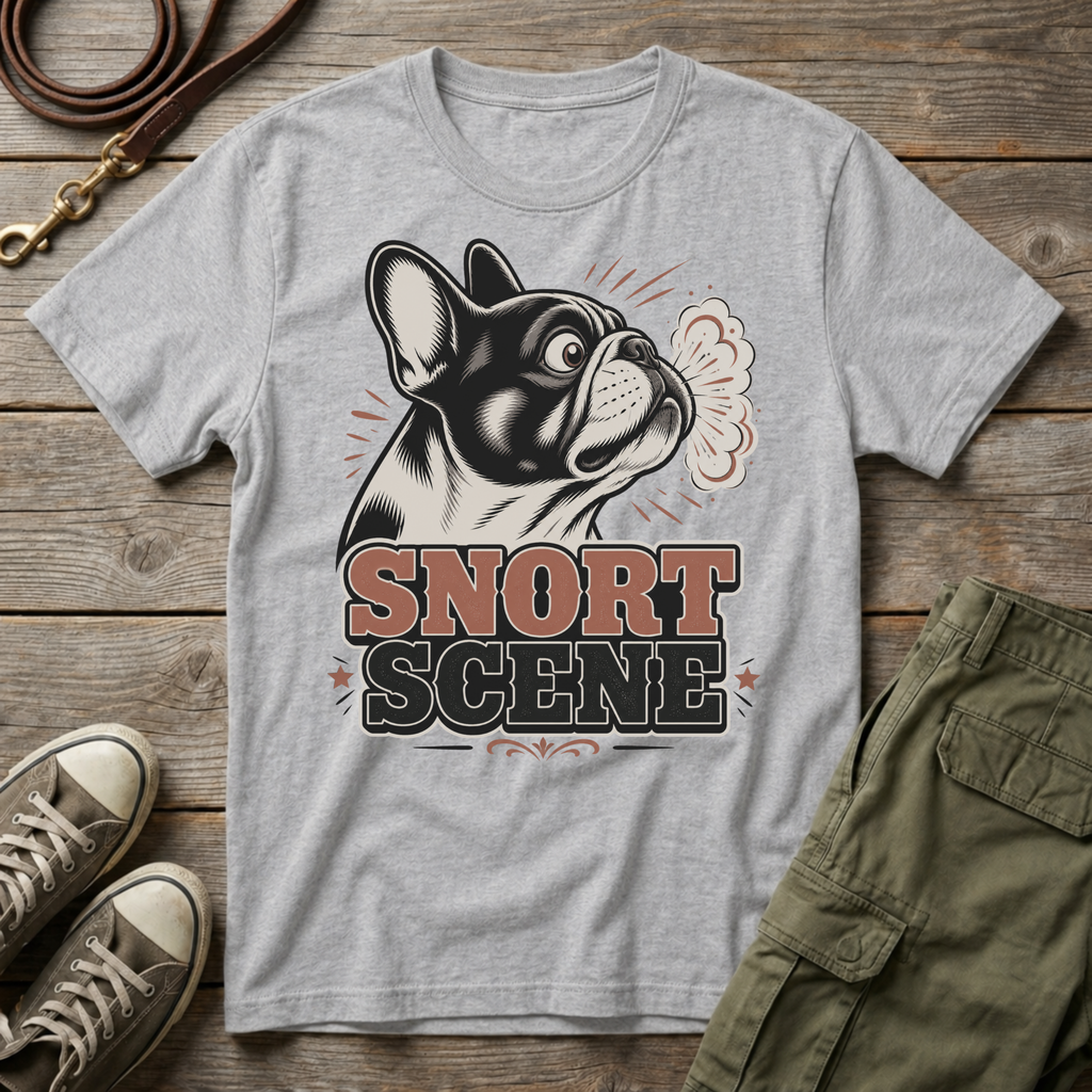 Frenchie Snort Scene T-Shirt