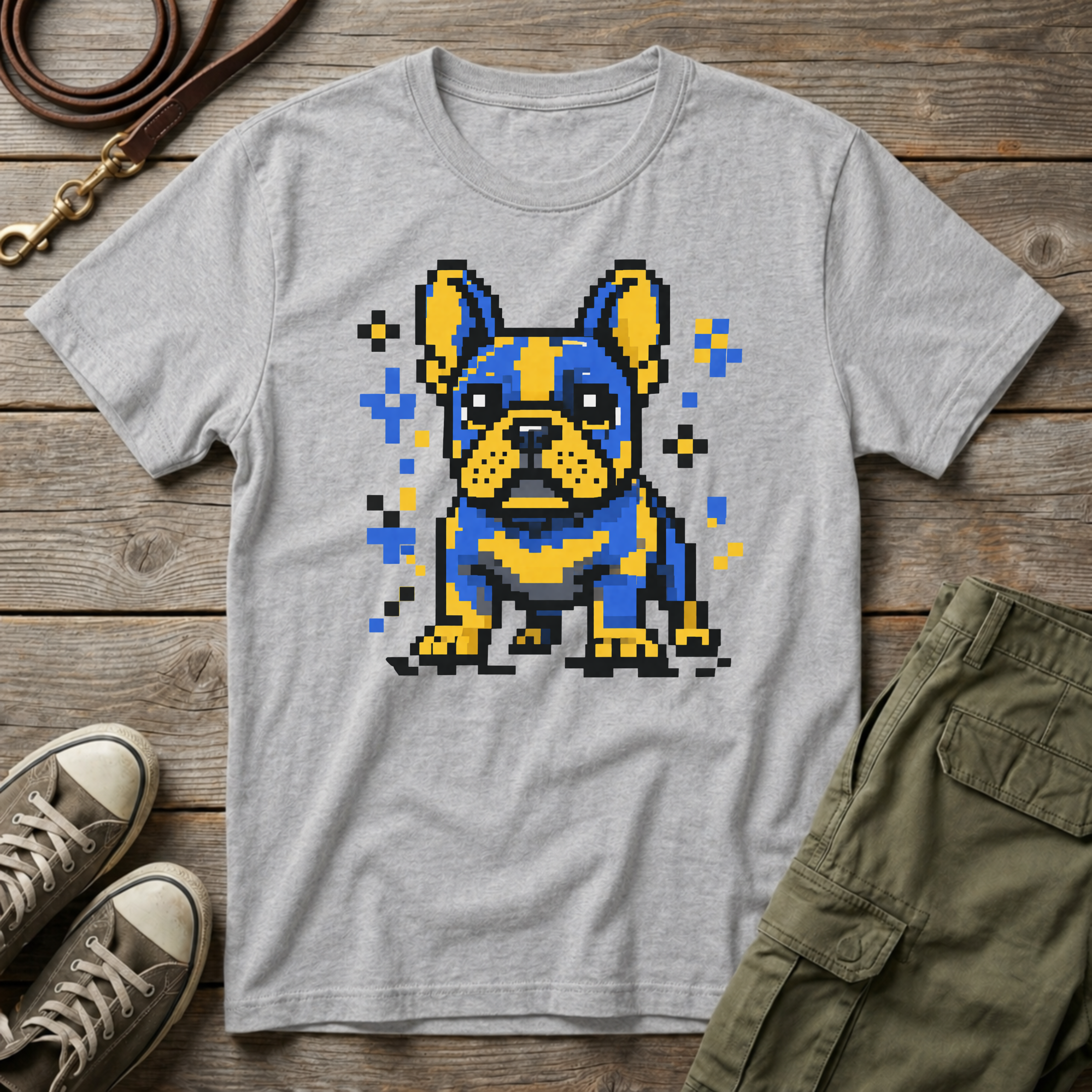 Frenchie Pixel T-Shirt