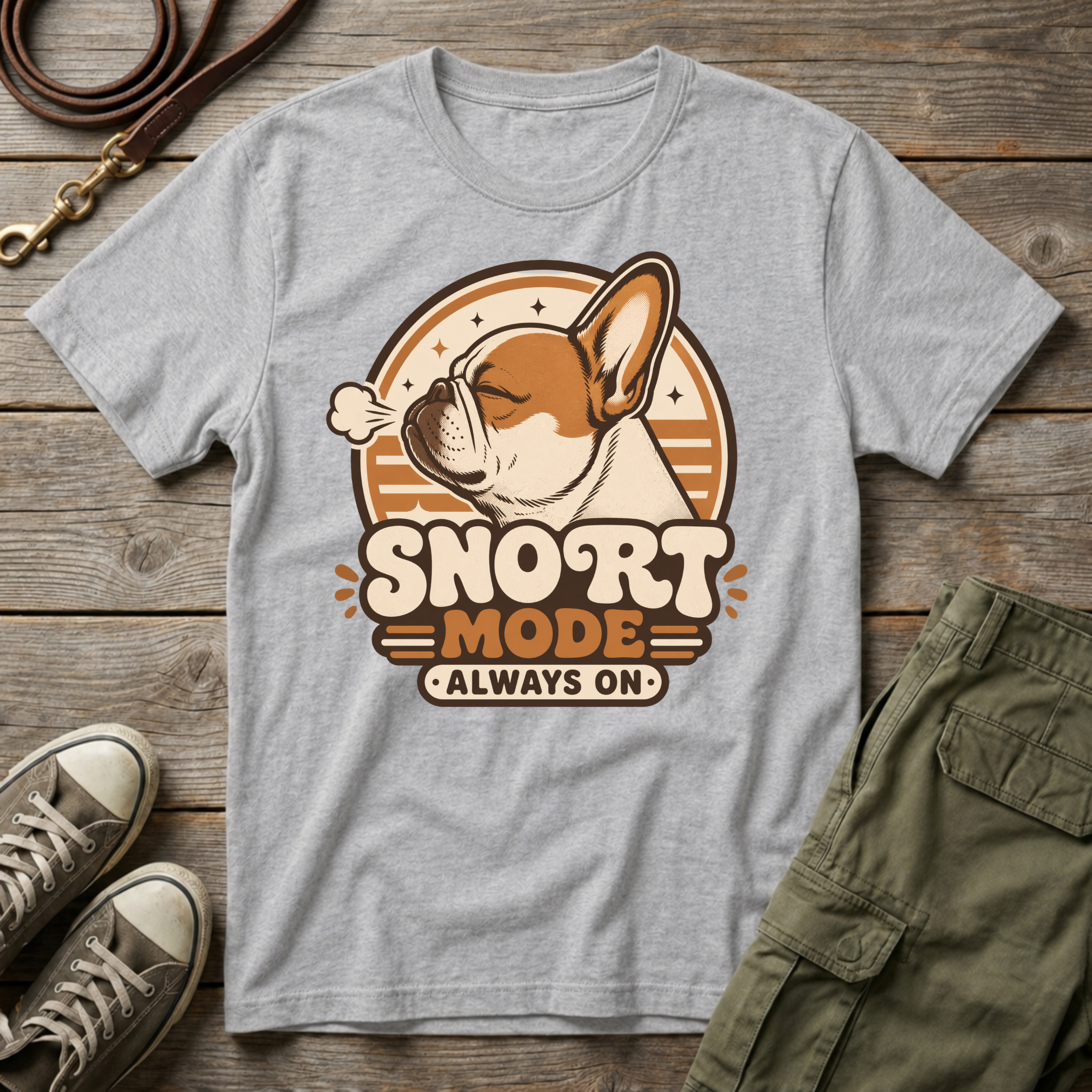 Frenchie Snort Mode T-Shirt