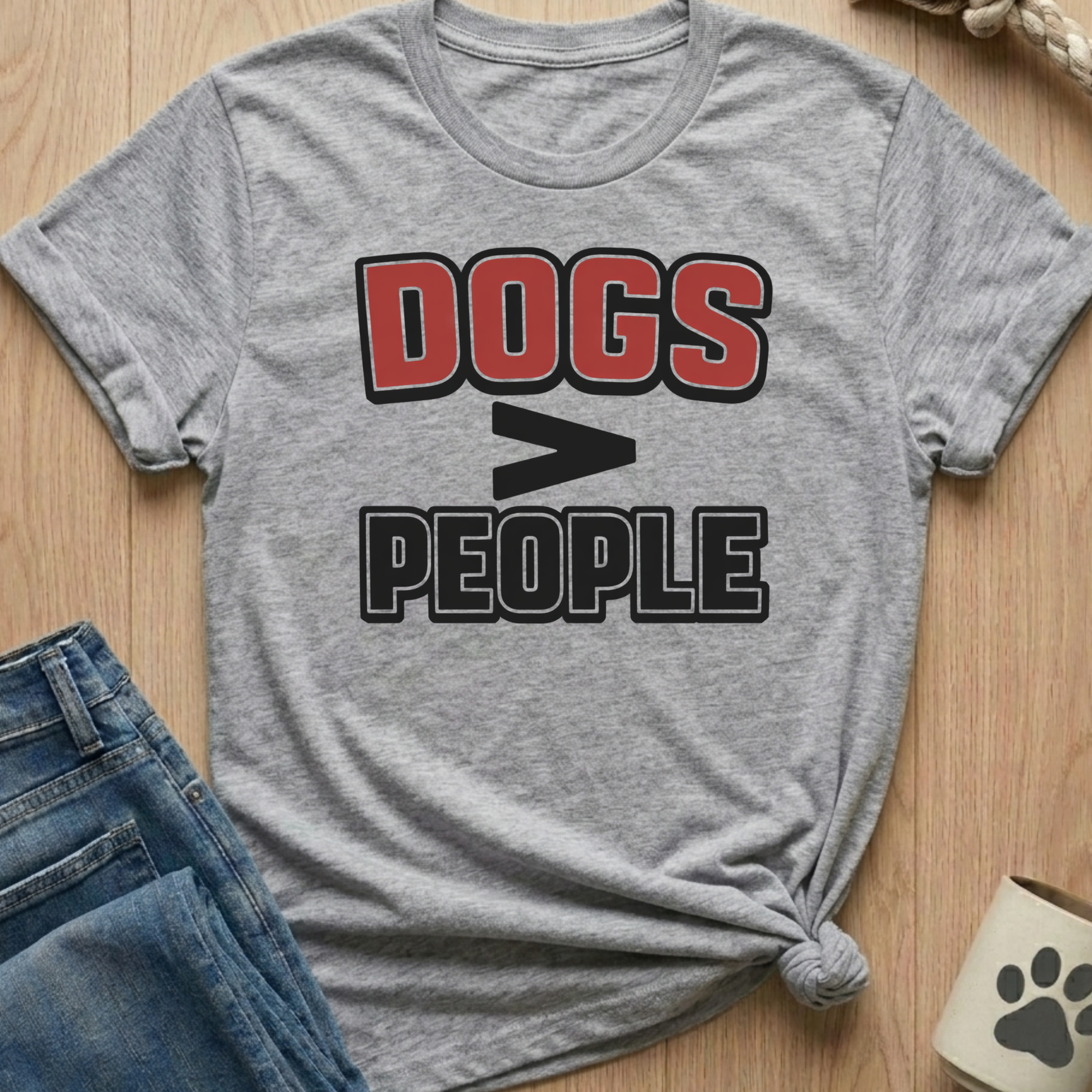 Dog > People T-Shirt