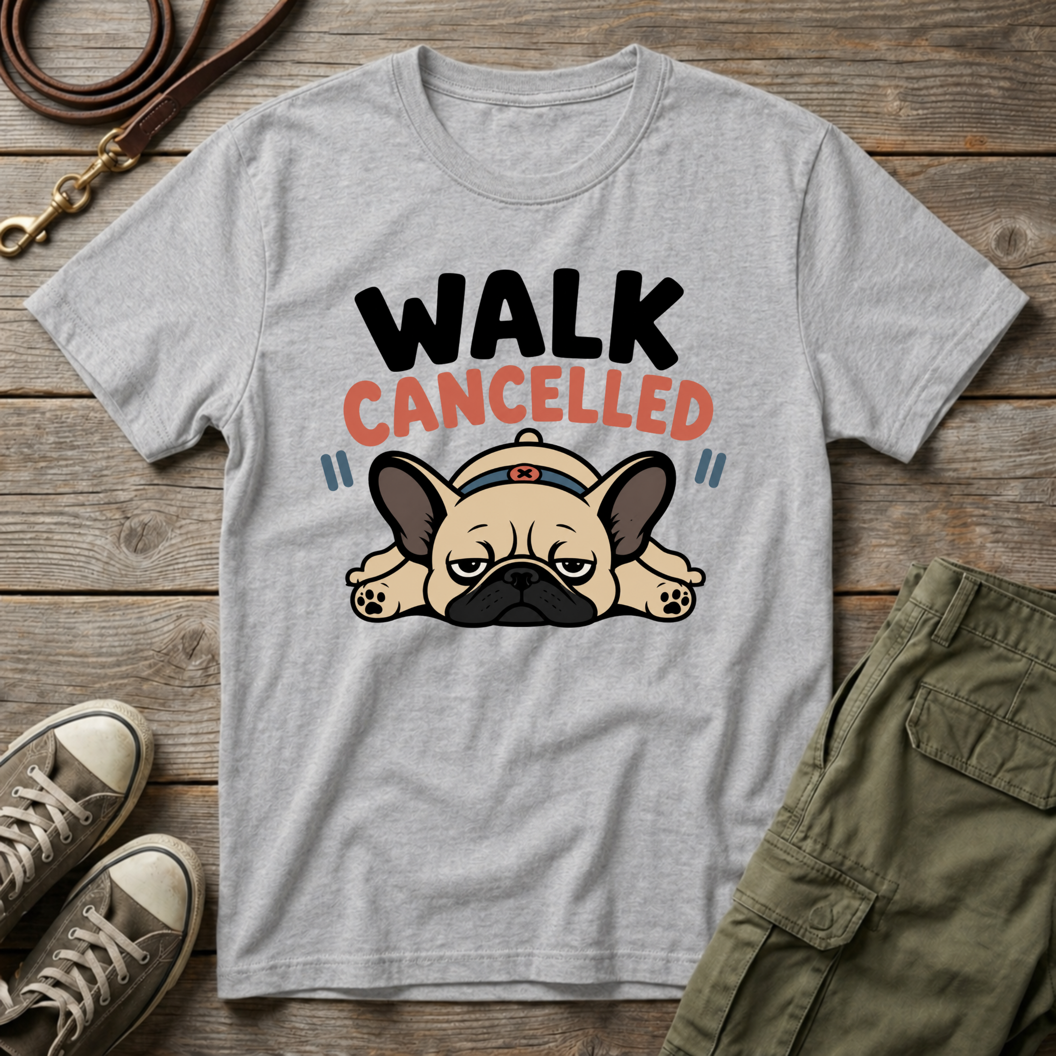 Frenchie Walk Cancelled T-Shirt