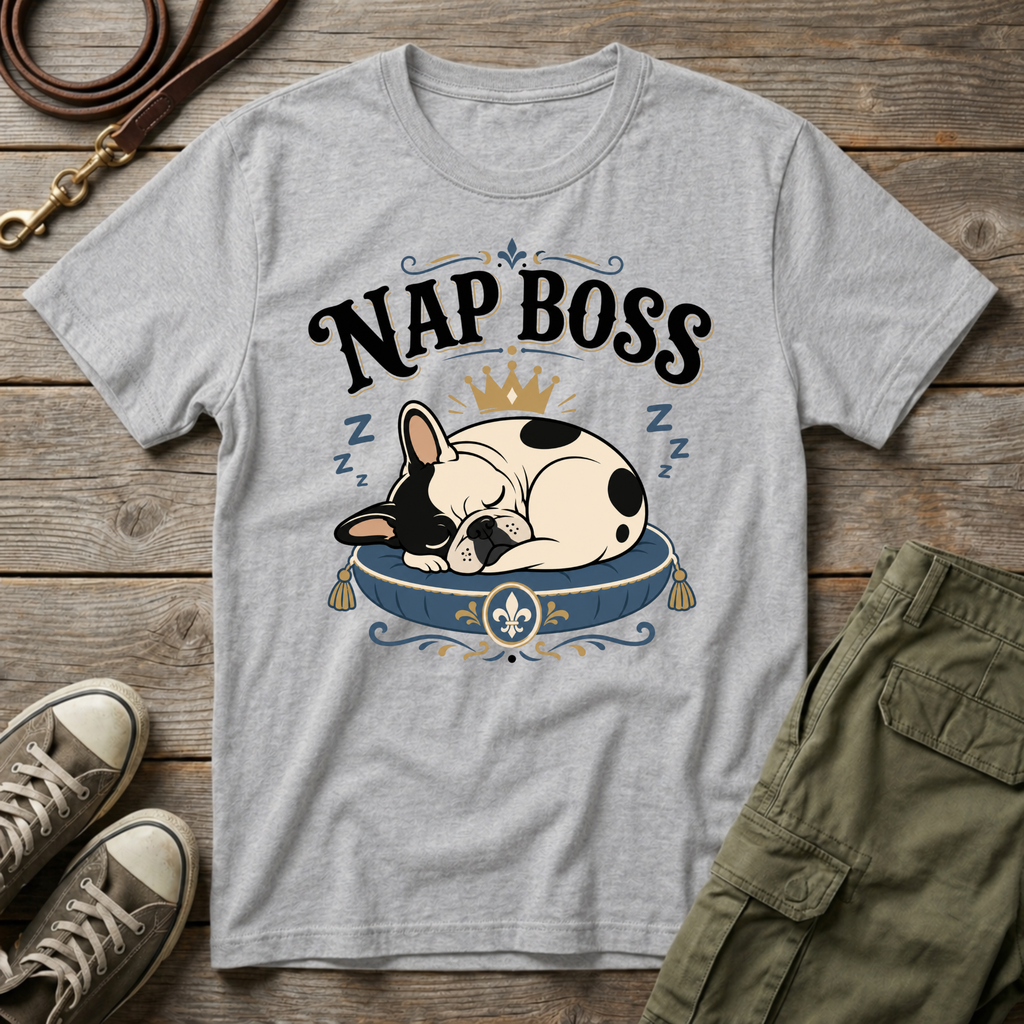 Frenchie Nap Boss T-Shirt