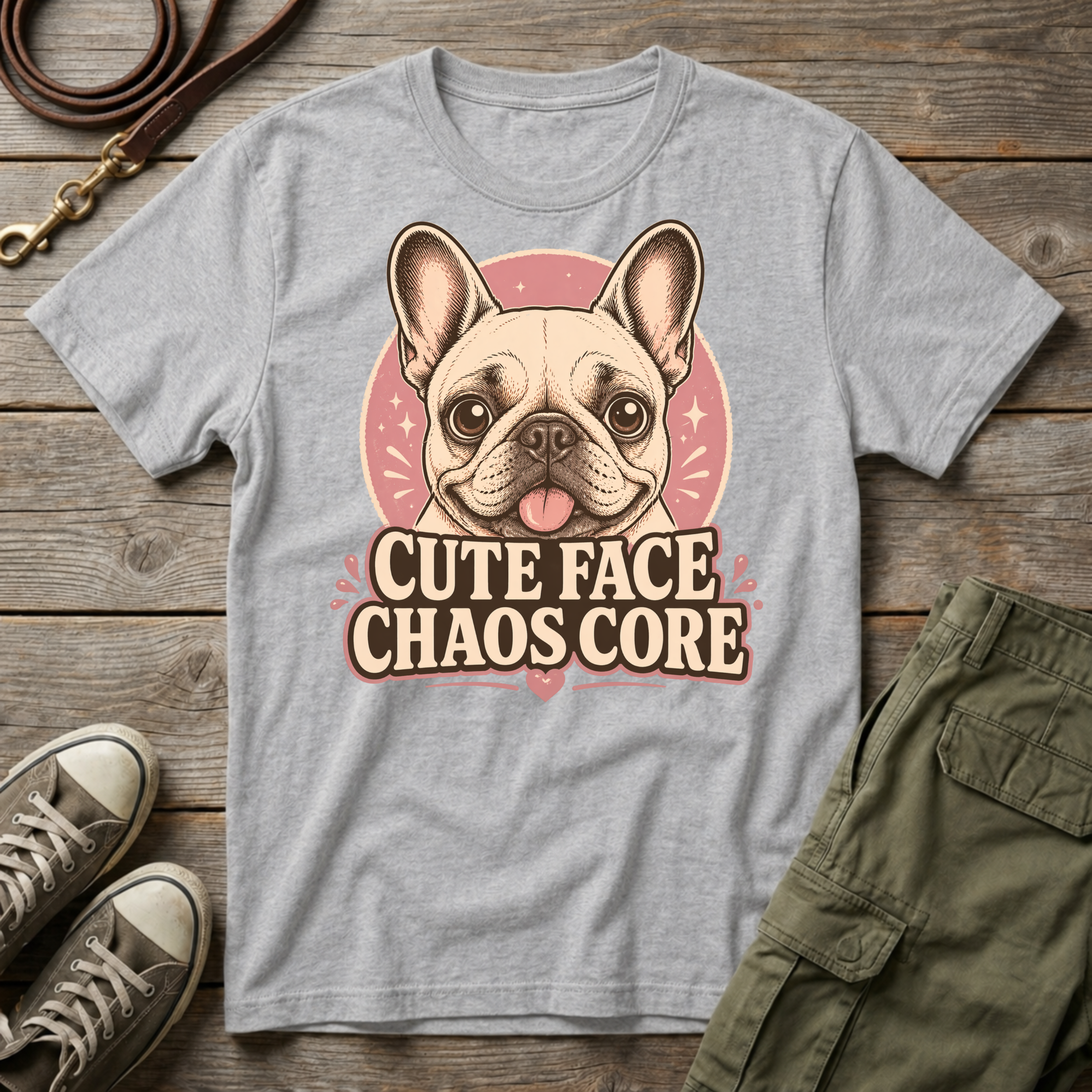 Frenchie Cute Chaos T-Shirt