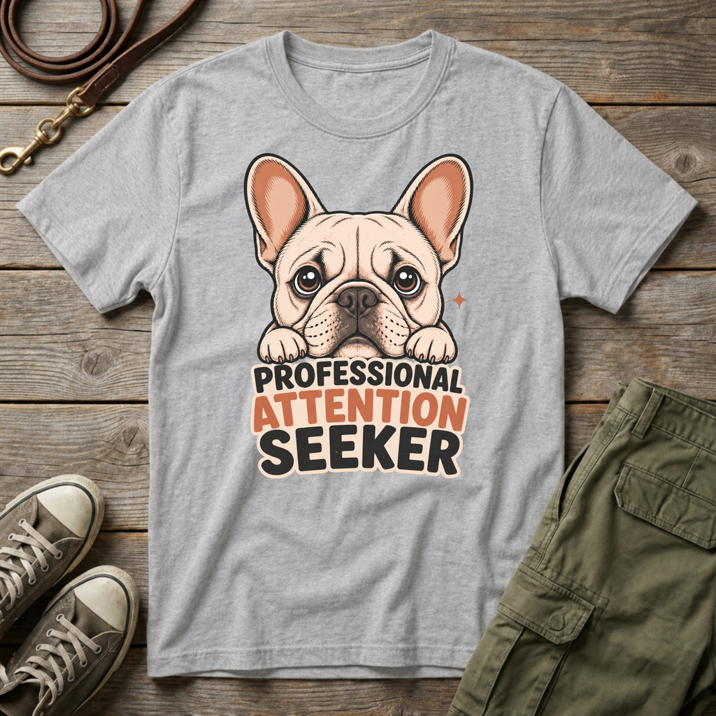Frenchie Pro Attention Seeker T-Shirt