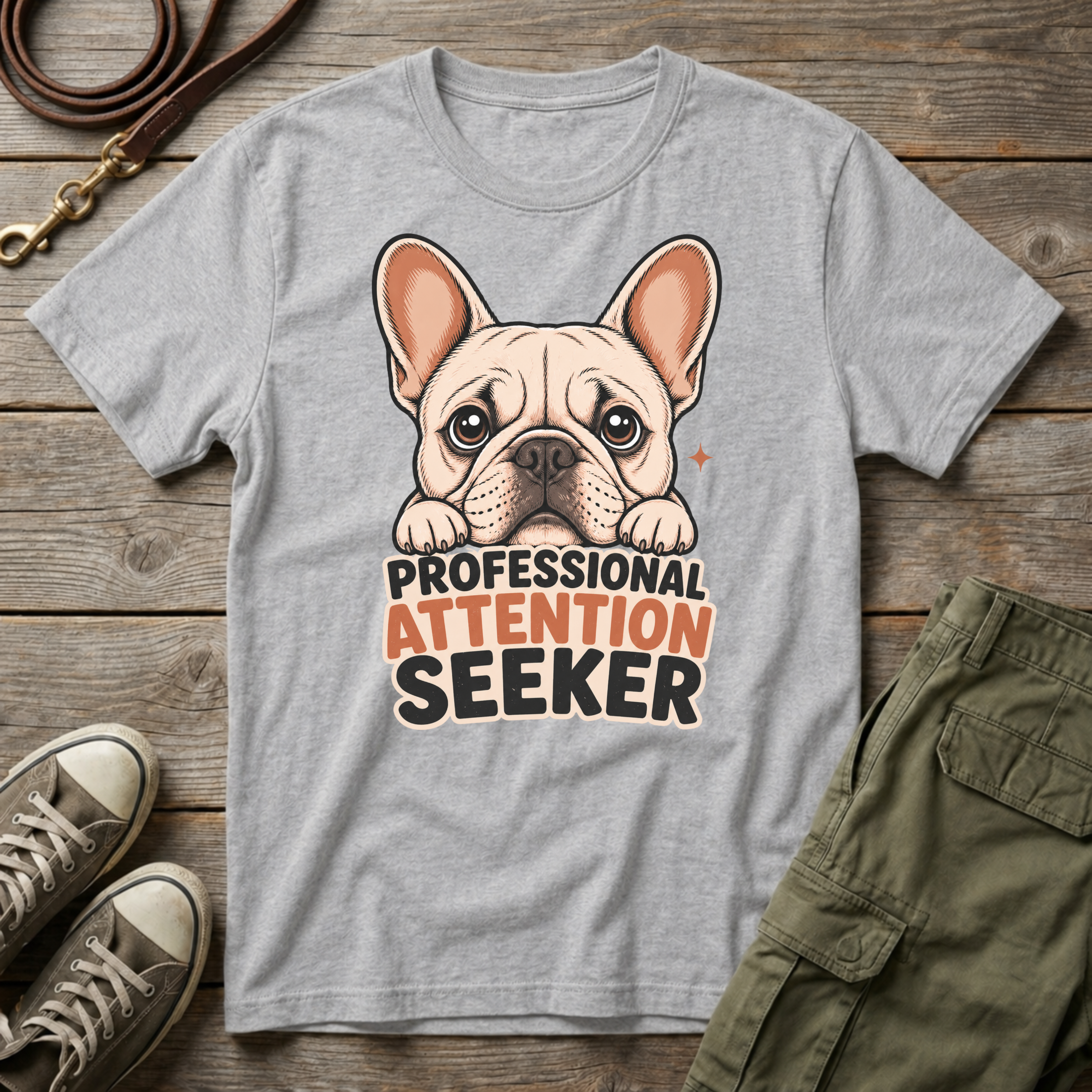 Frenchie Pro Attention Seeker T-Shirt