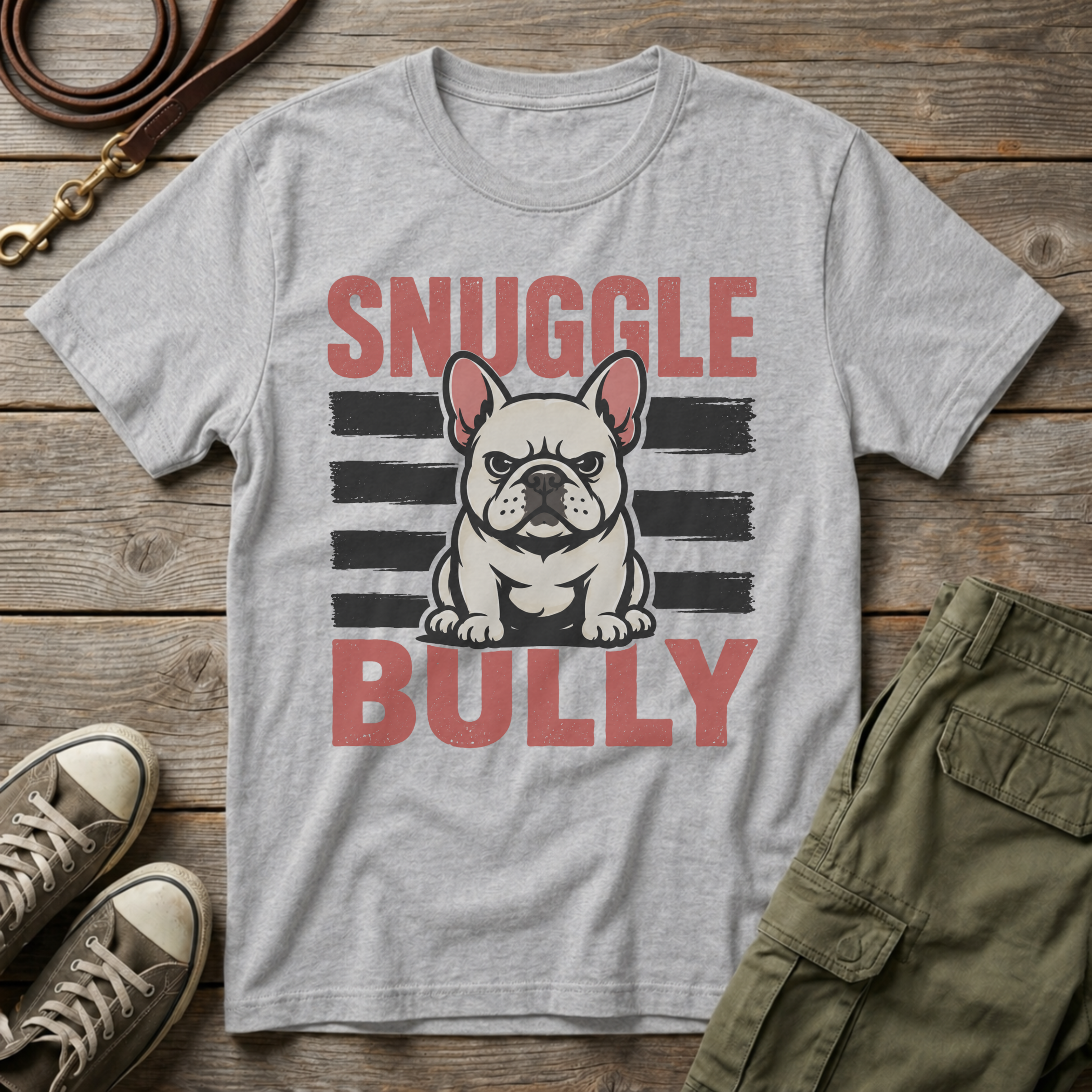 Frenchie Snuggle Bully T-Shirt