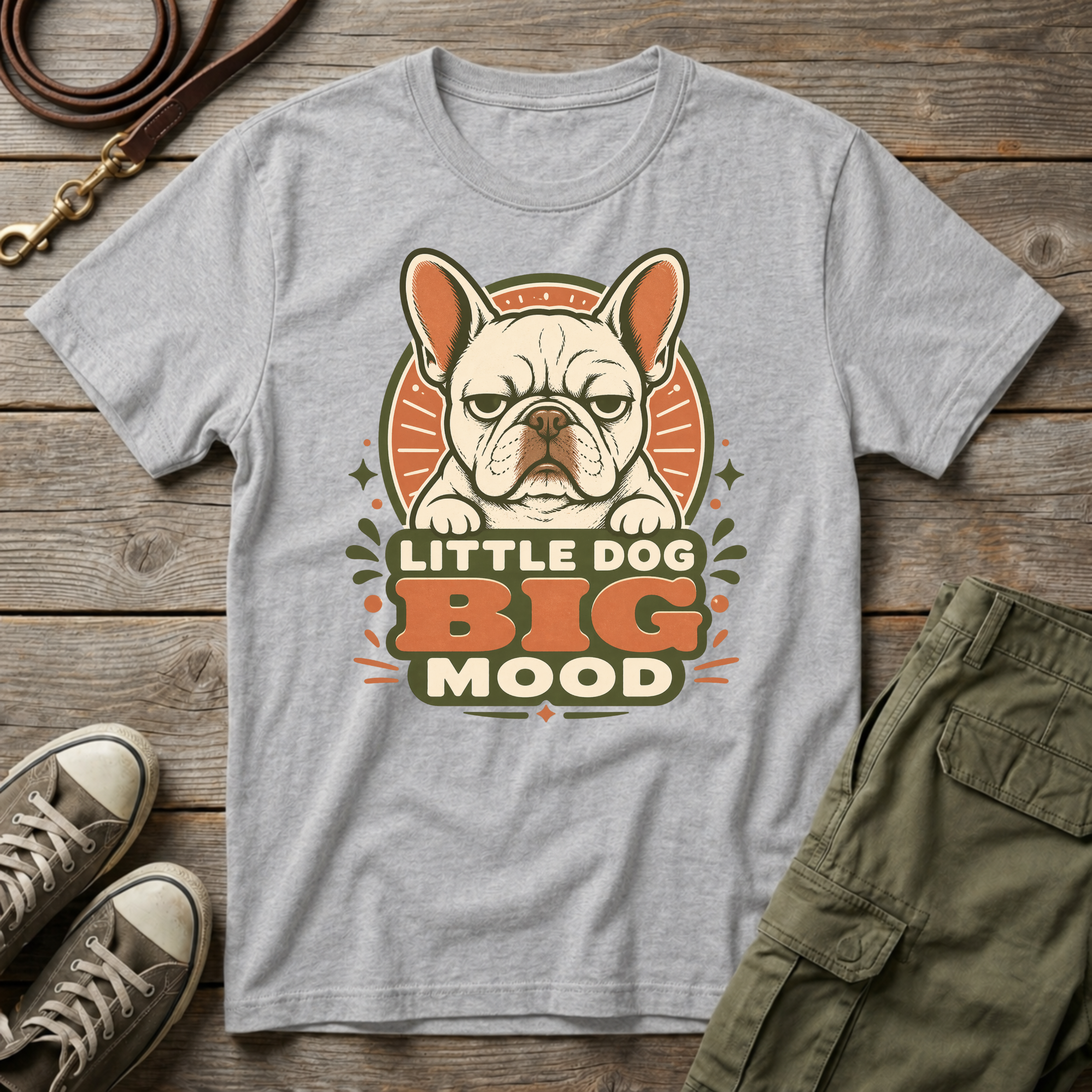 Frenchie Big Mood T-Shirt