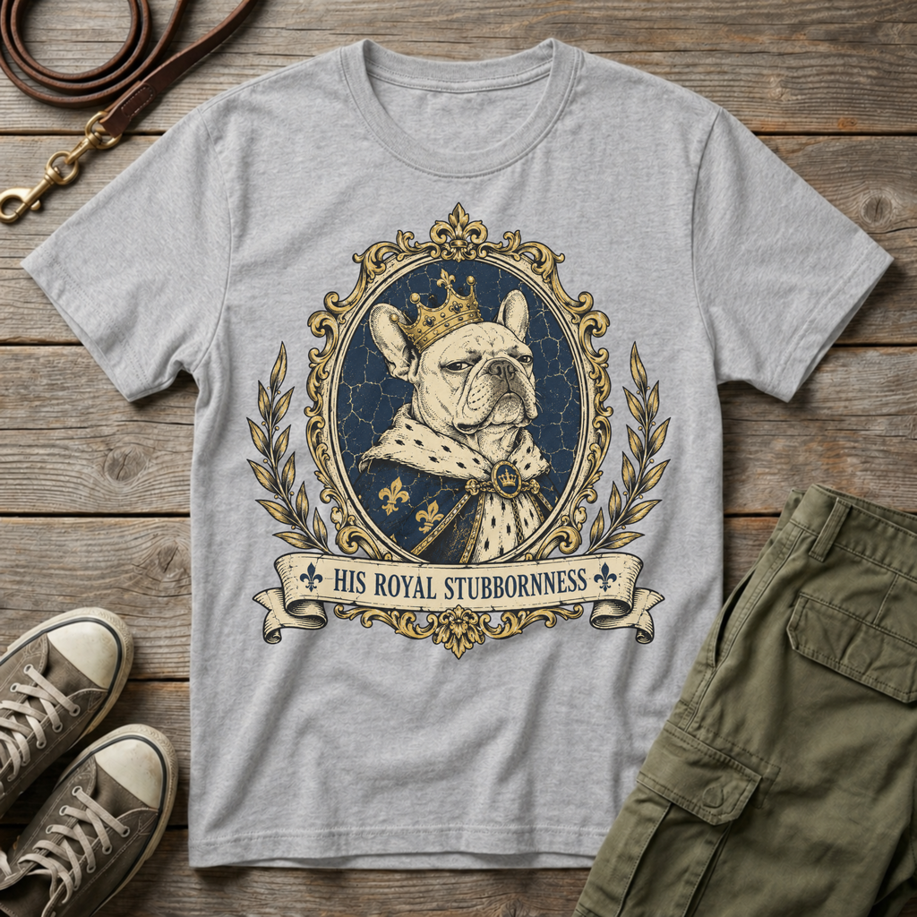 Frenchie Royal Stubbornness T-Shirt