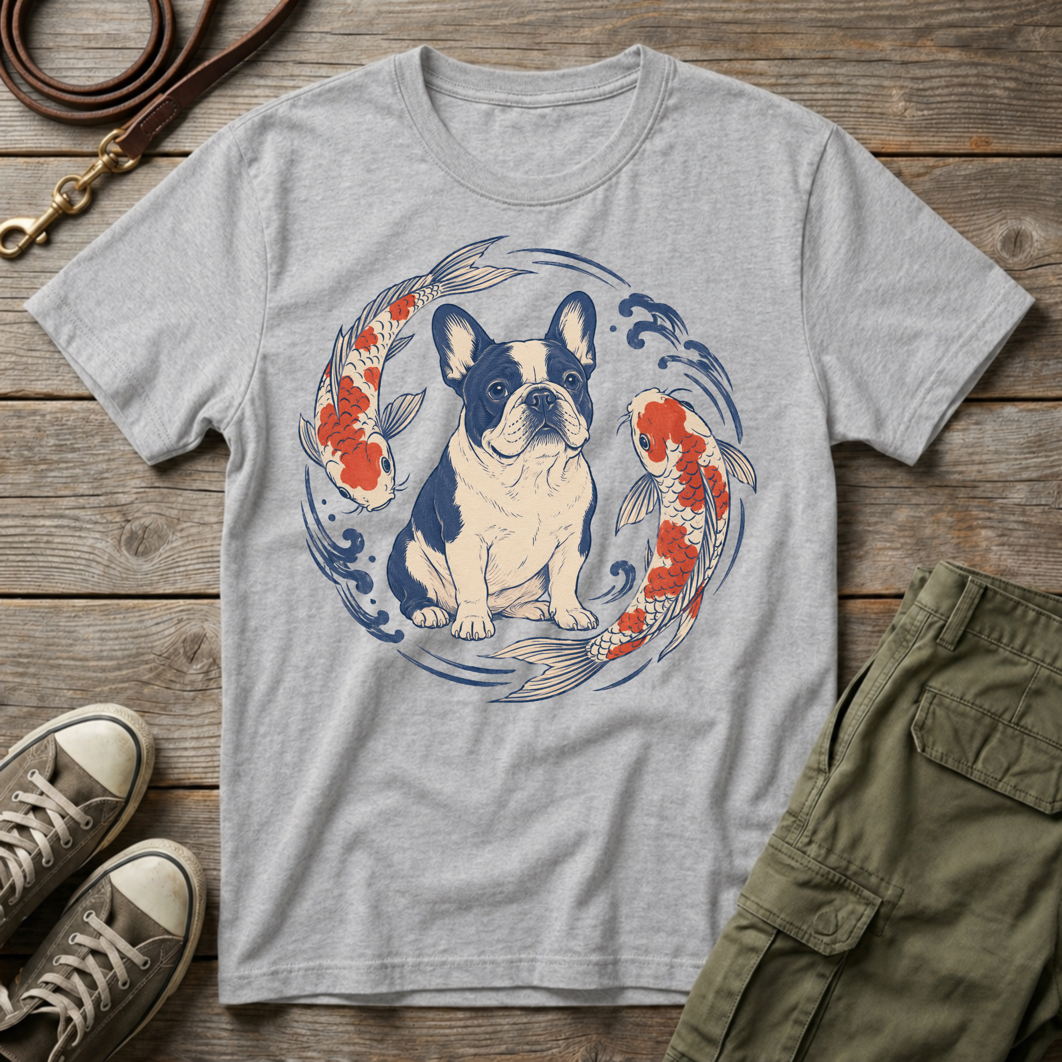 Koi Frenchie T-Shirt