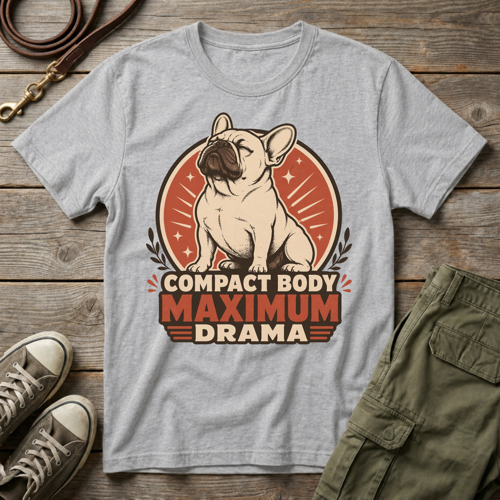 Frenchie Max Drama T-Shirt
