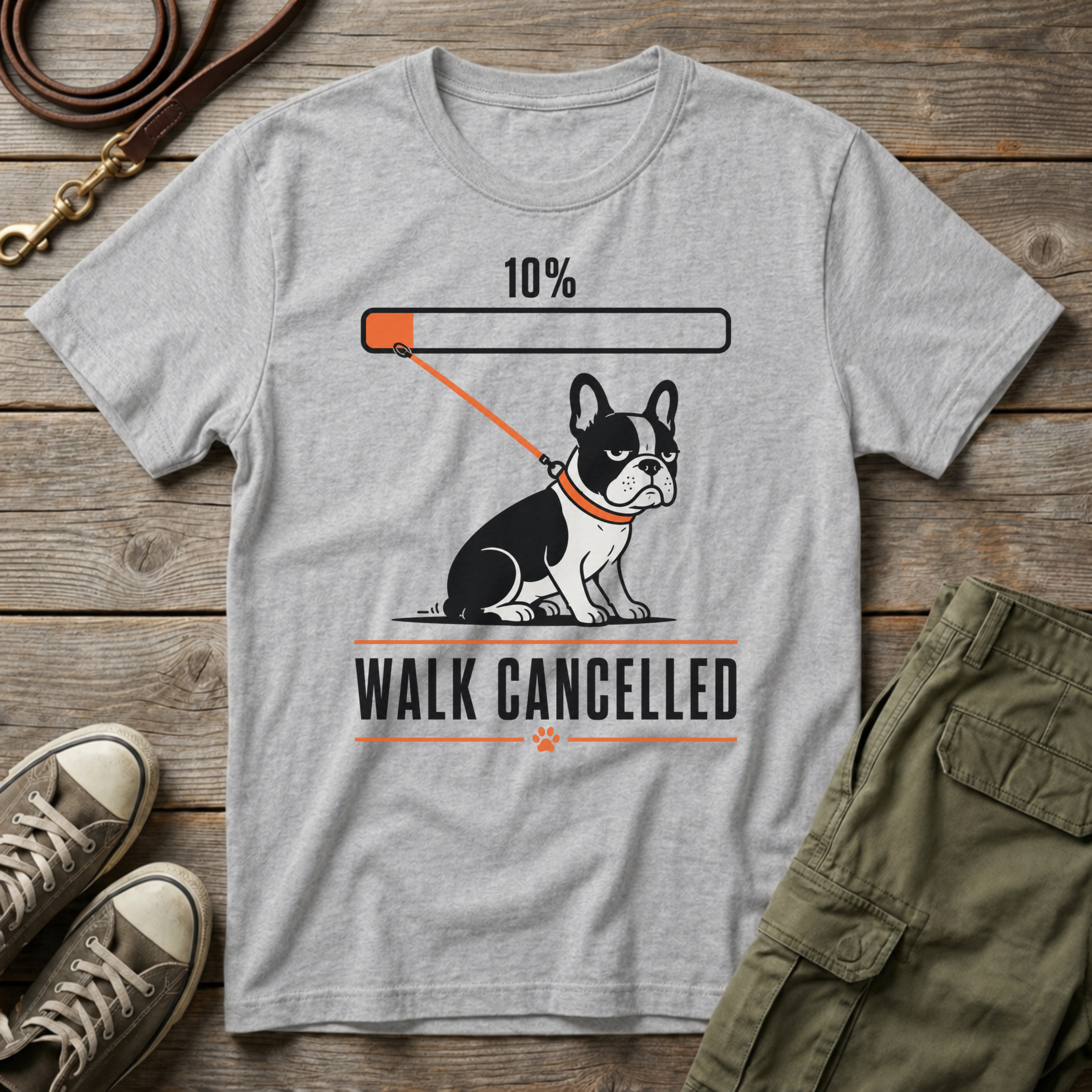 Frenchie Walk Cancelled T-Shirt