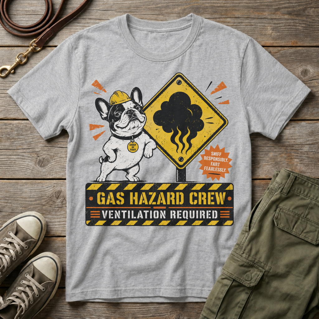 Frenchie Gas Hazard T-Shirt