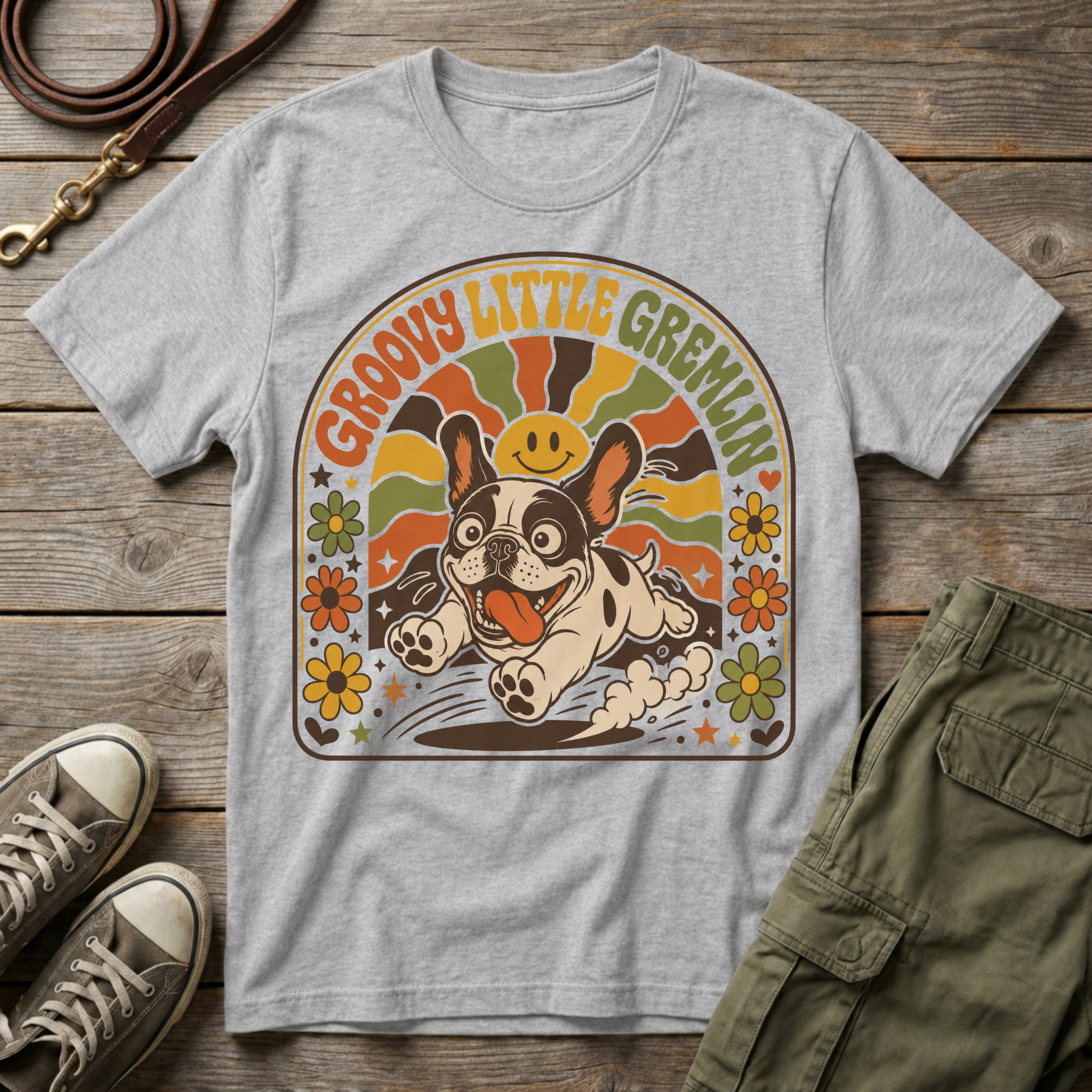 Frenchie Groovy Gremlin T-Shirt