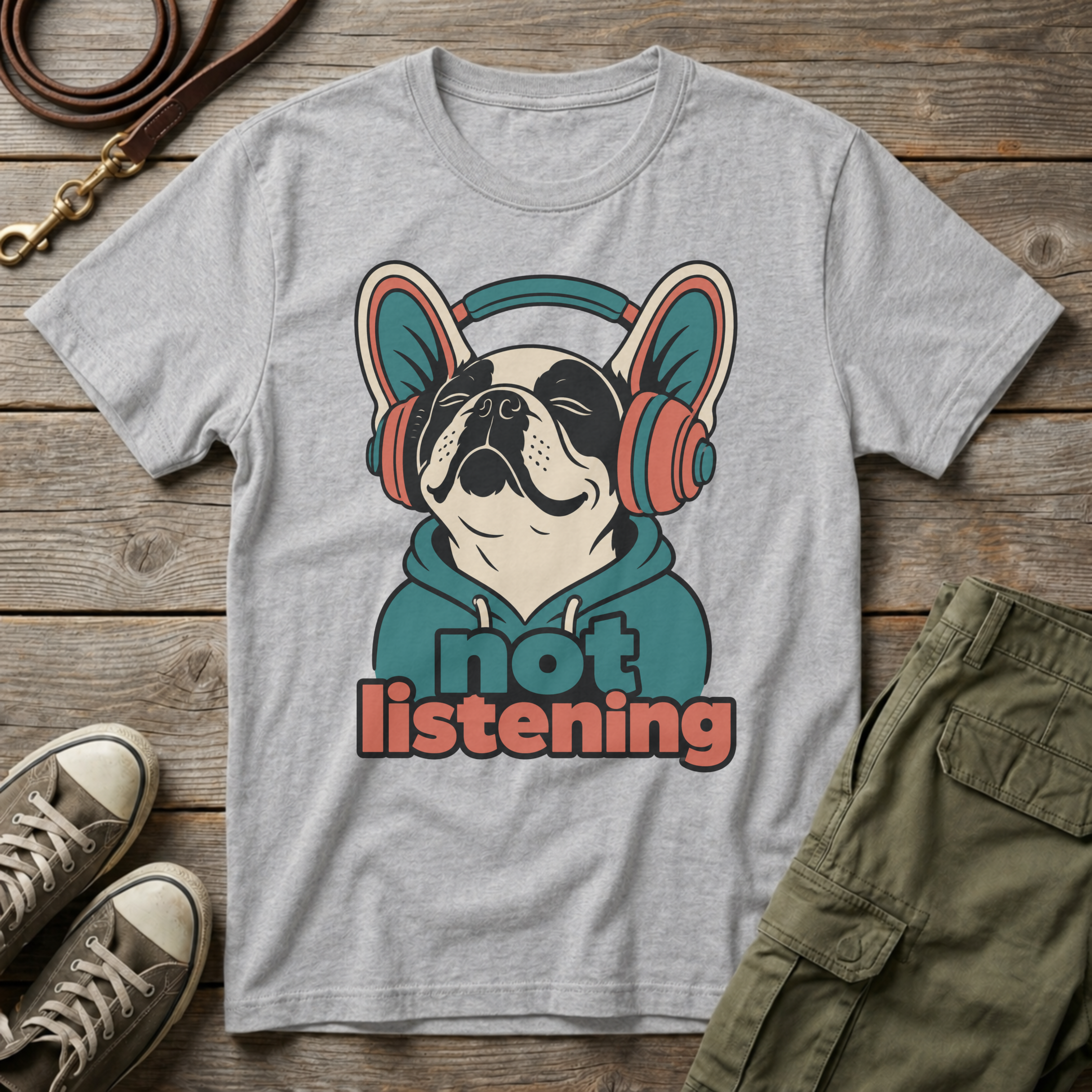 Frenchie Not Listening T-Shirt