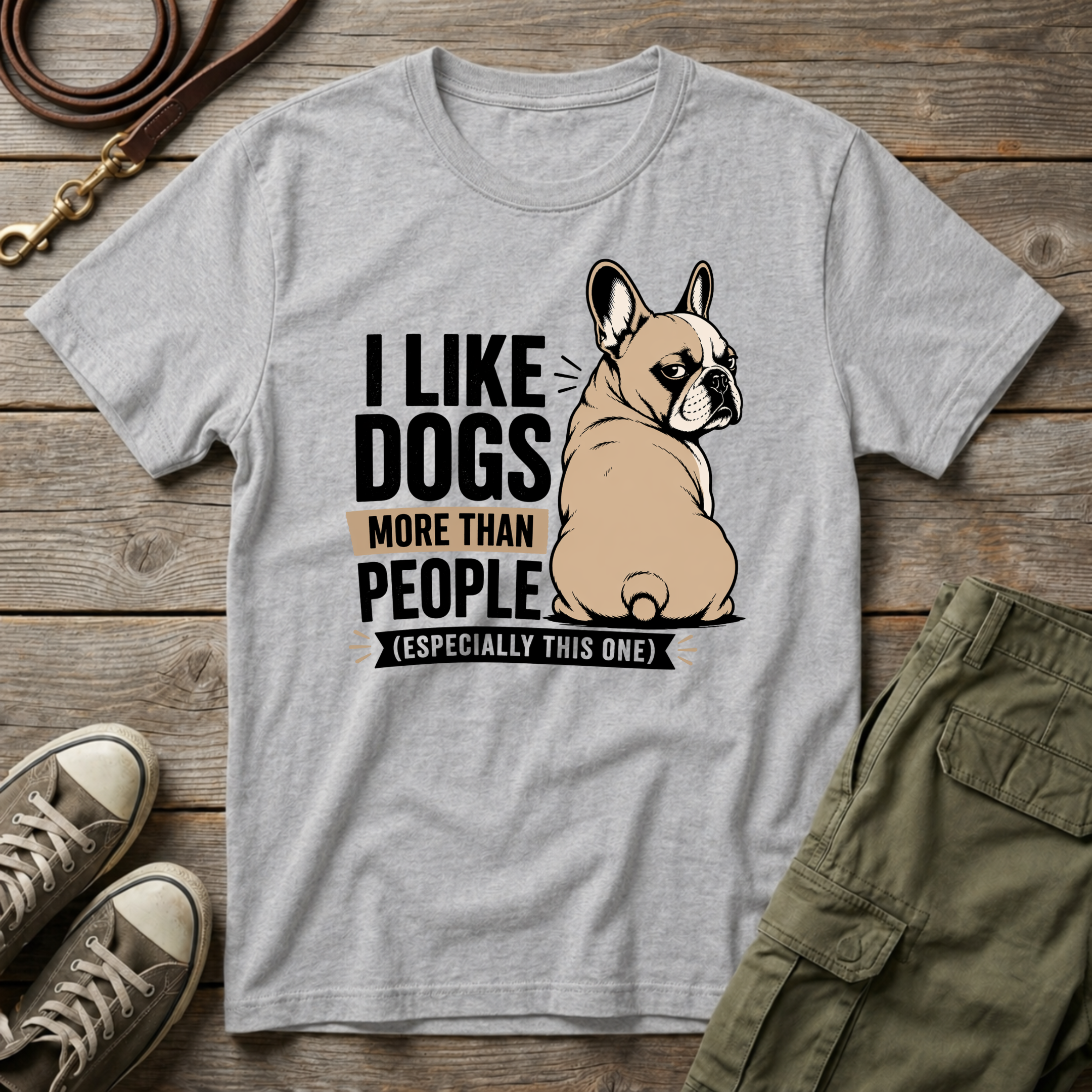 Frenchie More Than People T-Shirt