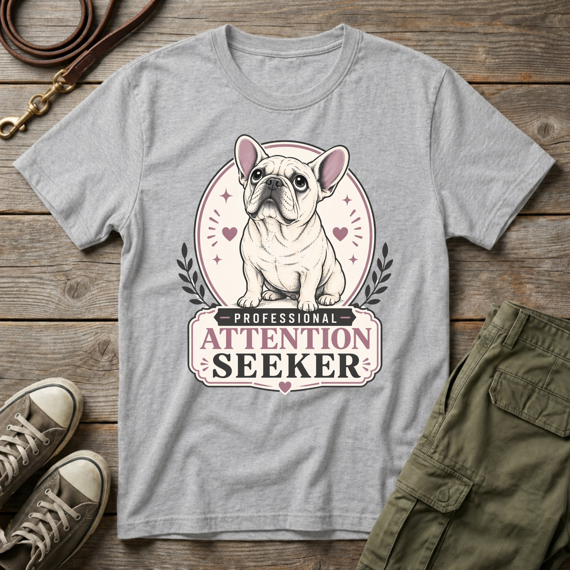 Frenchie Attention Seeker T-Shirt