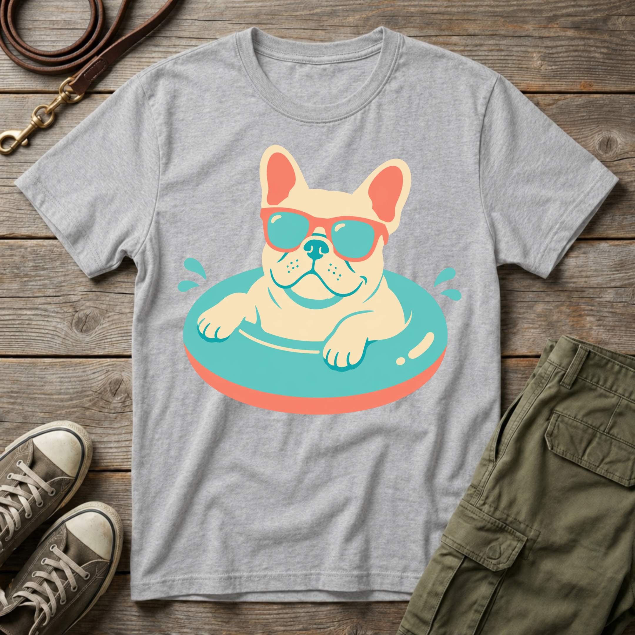 Frenchie Floatie T-Shirt