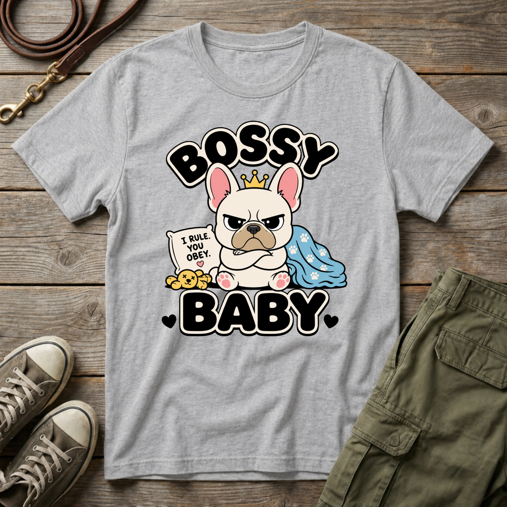 Frenchie Bossy Baby T-Shirt