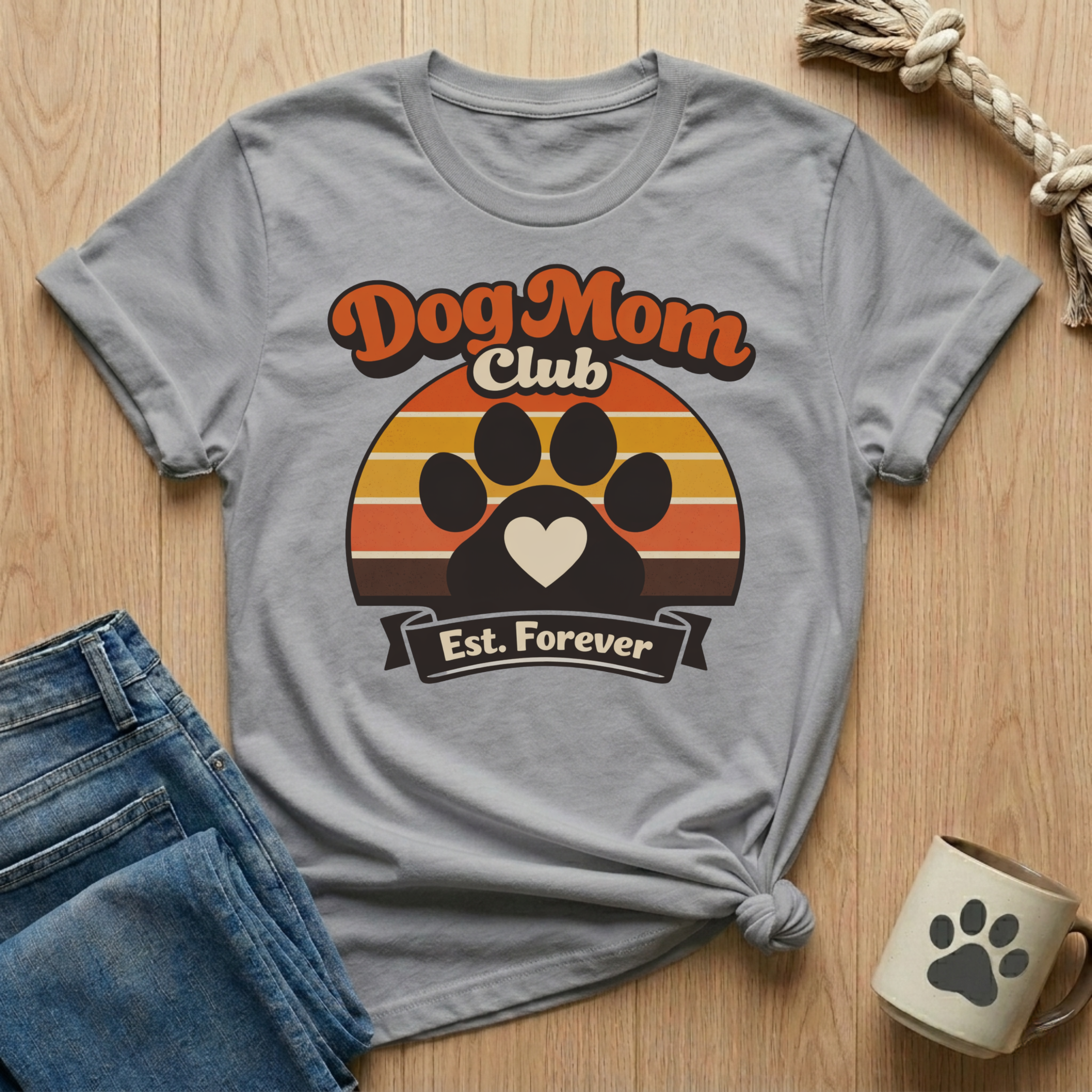 Dog Mom Club Est. Forever T-Shirt