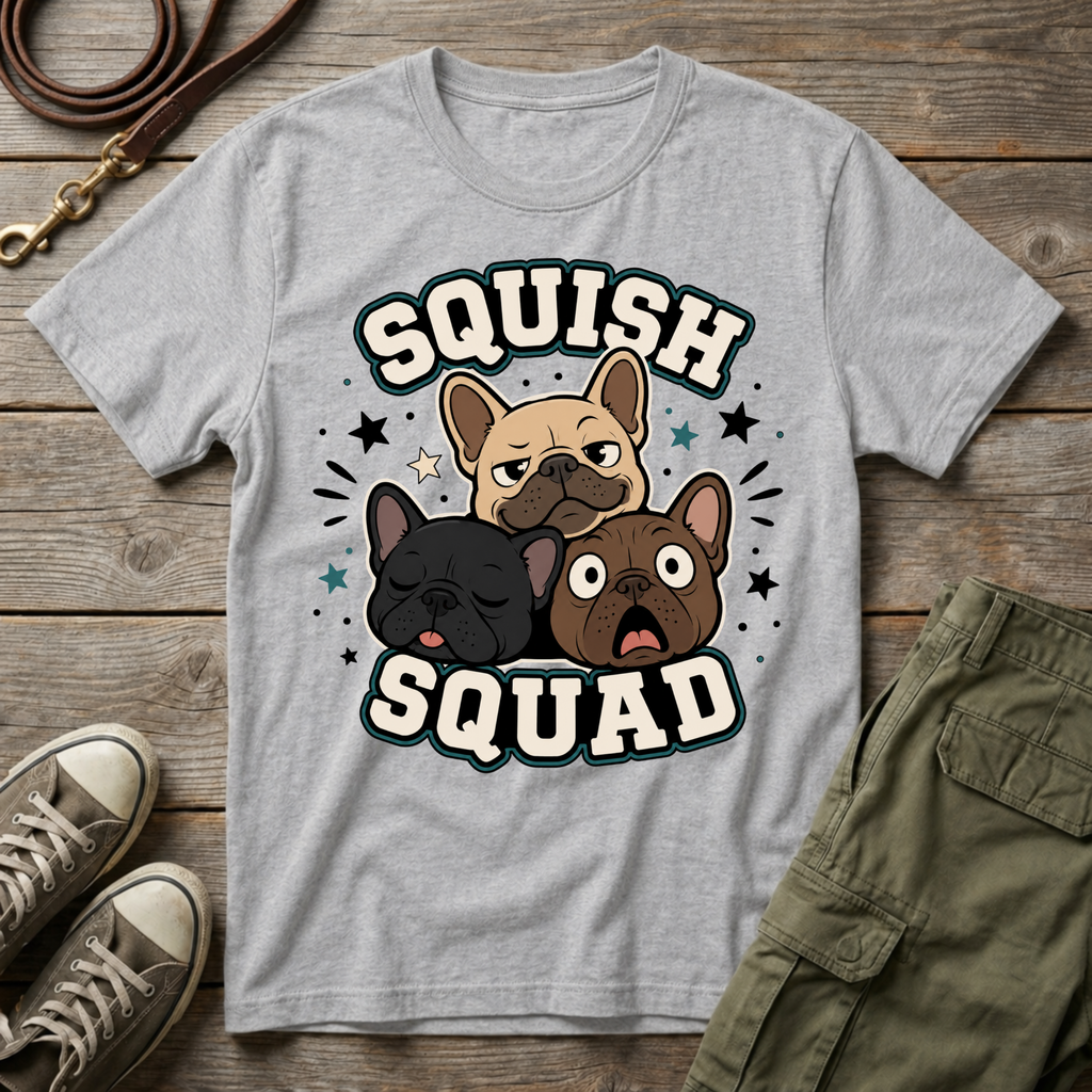Frenchie Squish Squad T-Shirt
