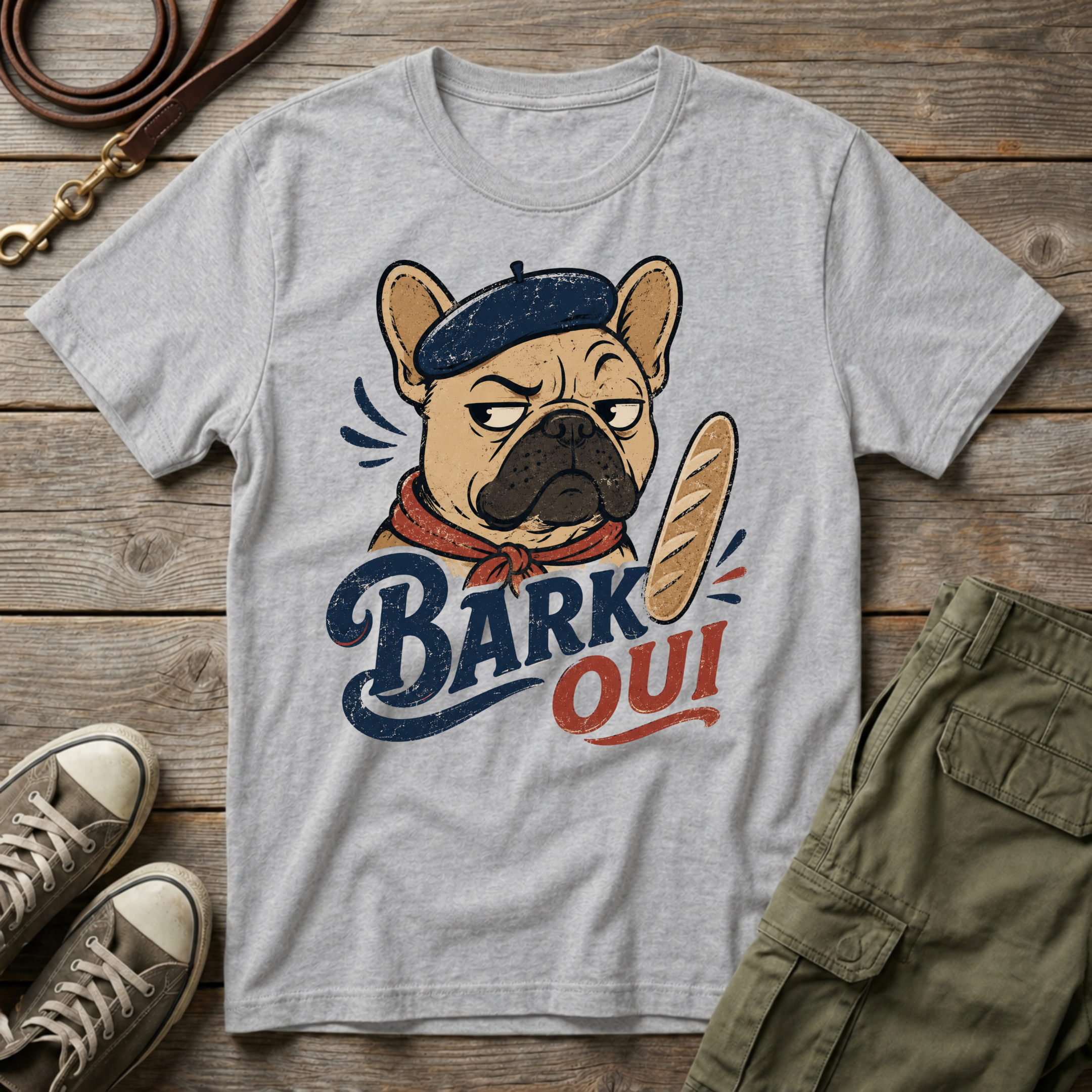 Frenchie Bark Oui T-Shirt
