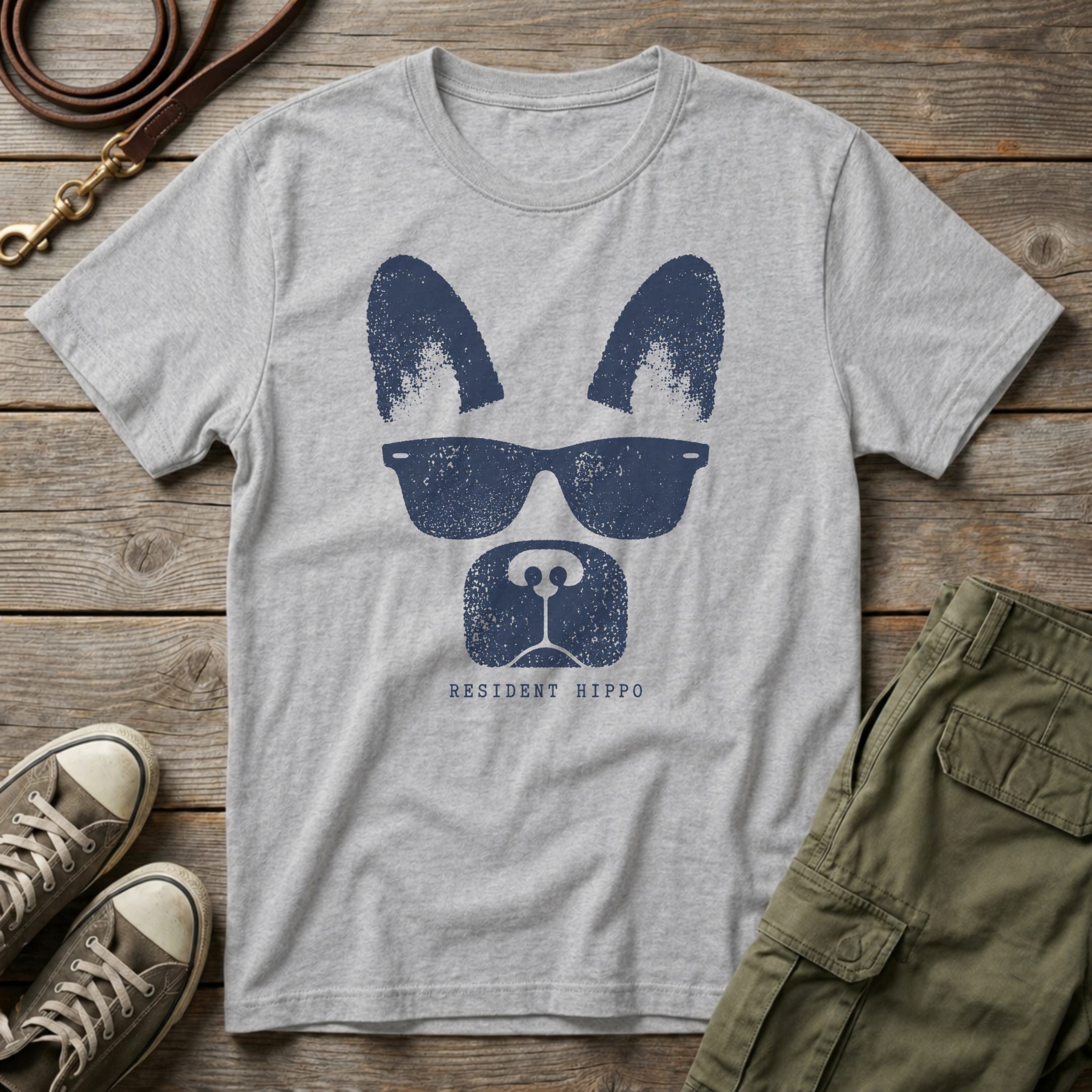 Frenchie Resident Hippo T-Shirt