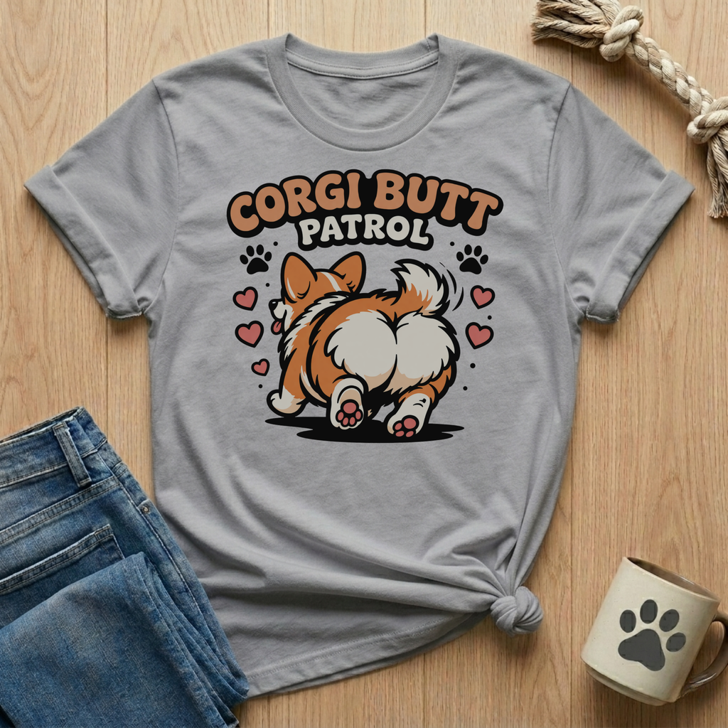Corgi Butt Patrol T-Shirt