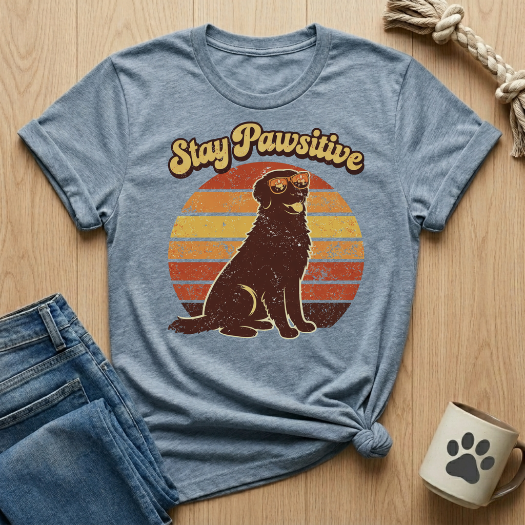 Stay Pawsitive T-Shirt